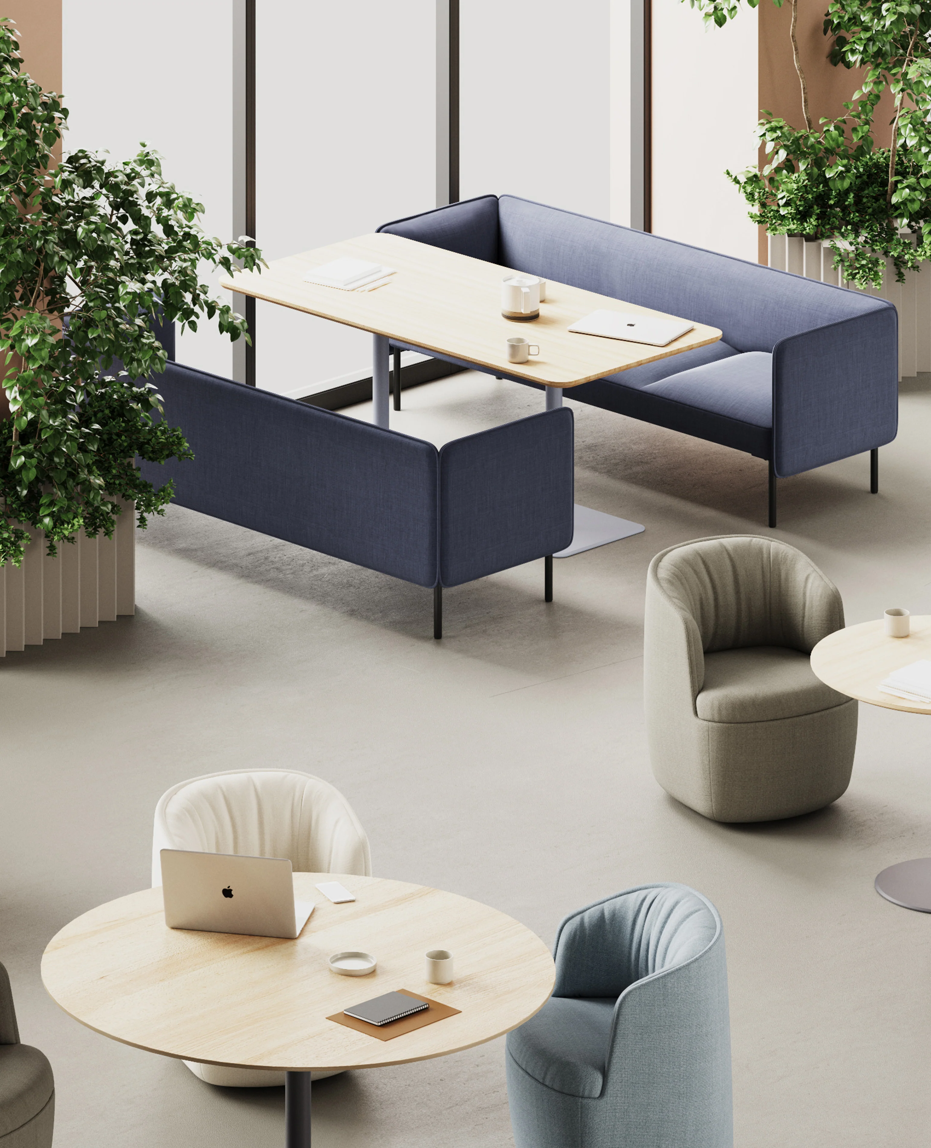 Adapt Sofa, Three-Seat - Lowback - Image 2