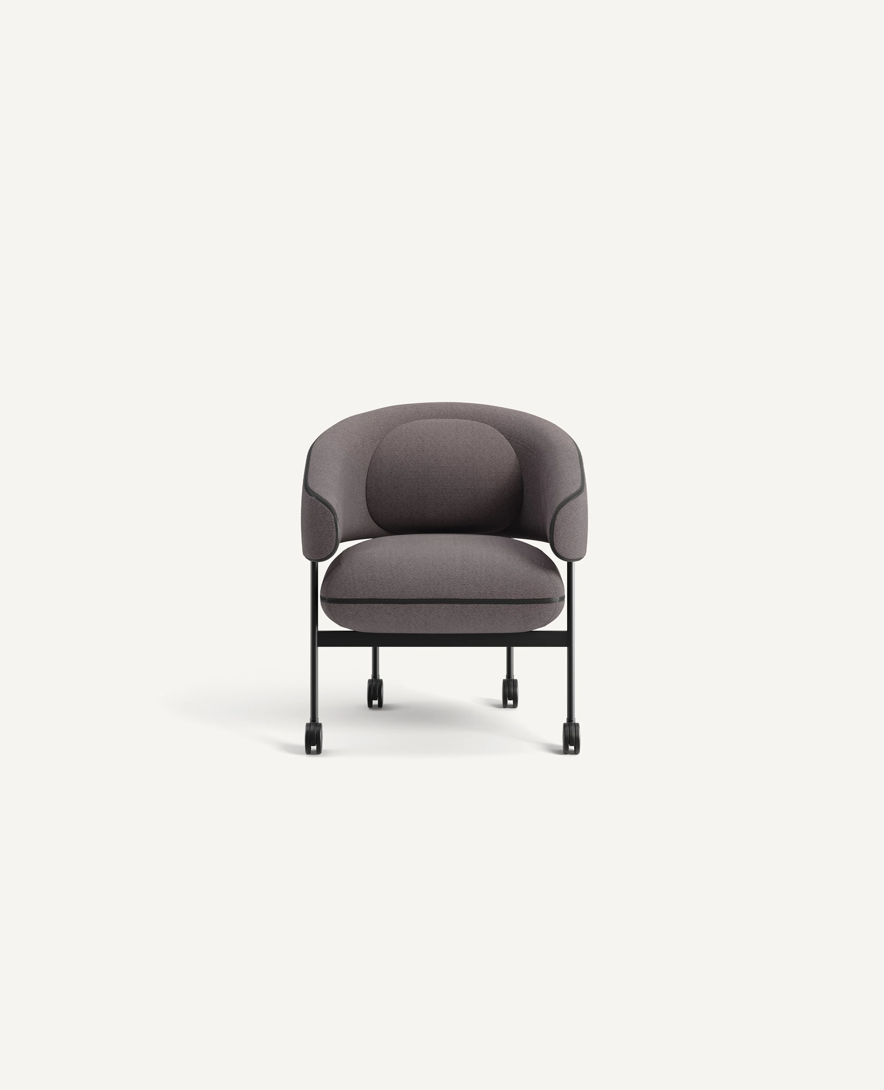 Flote Chair, Zipper Detail - Caster Base