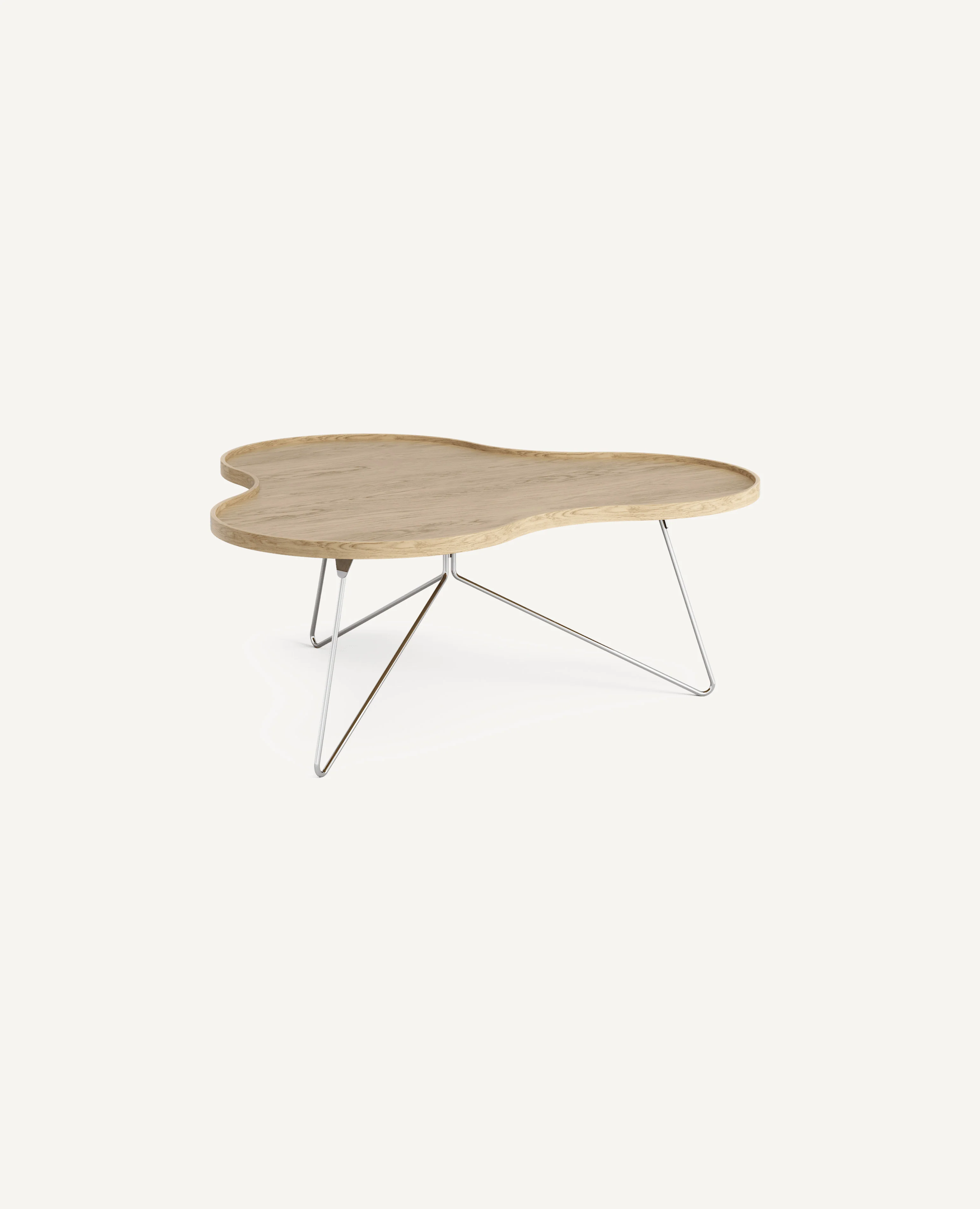 Flower Table, Large - Oak Wood