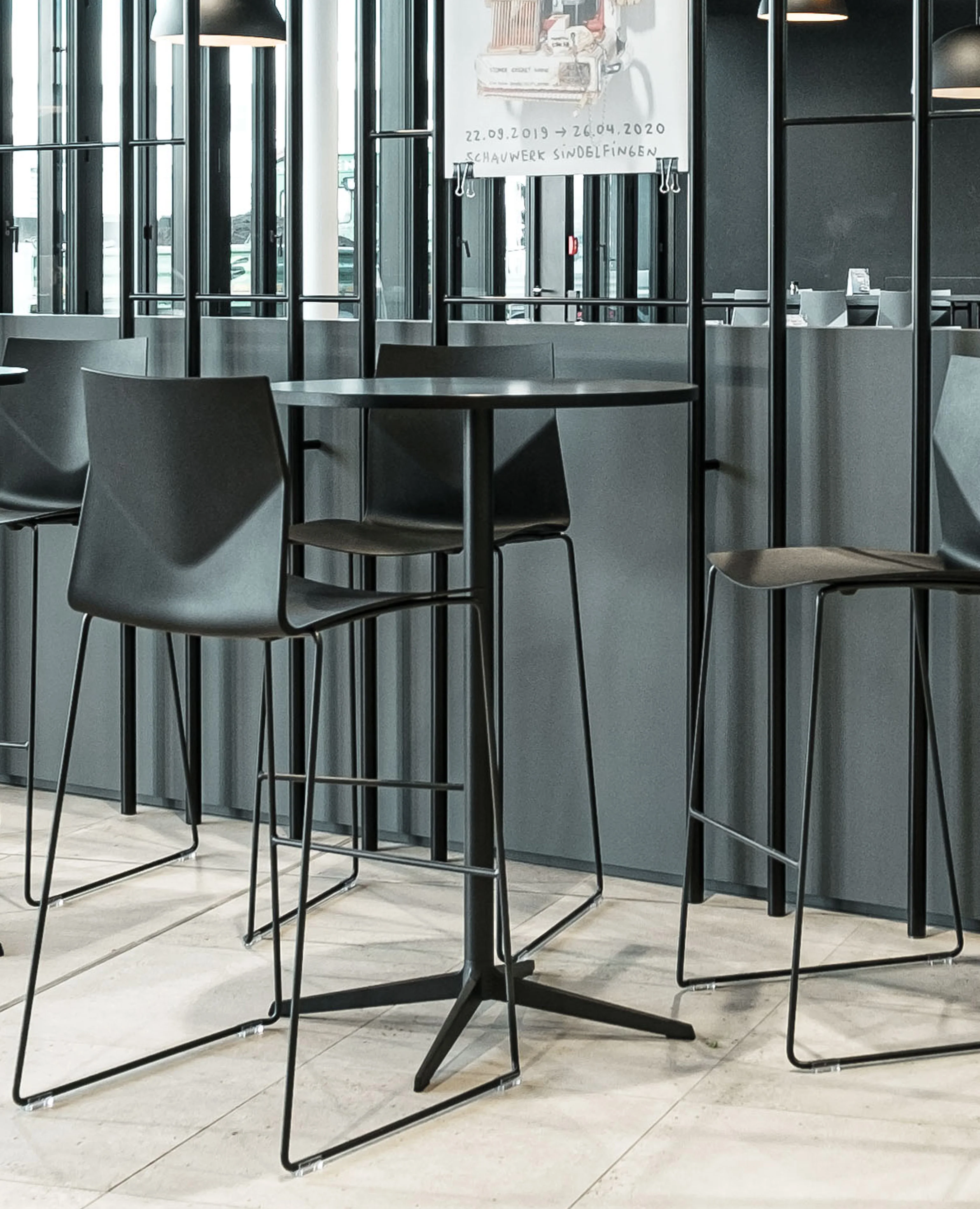 Four® Resting Table, Bar Height, Round - 26.5" Diameter - Image 2