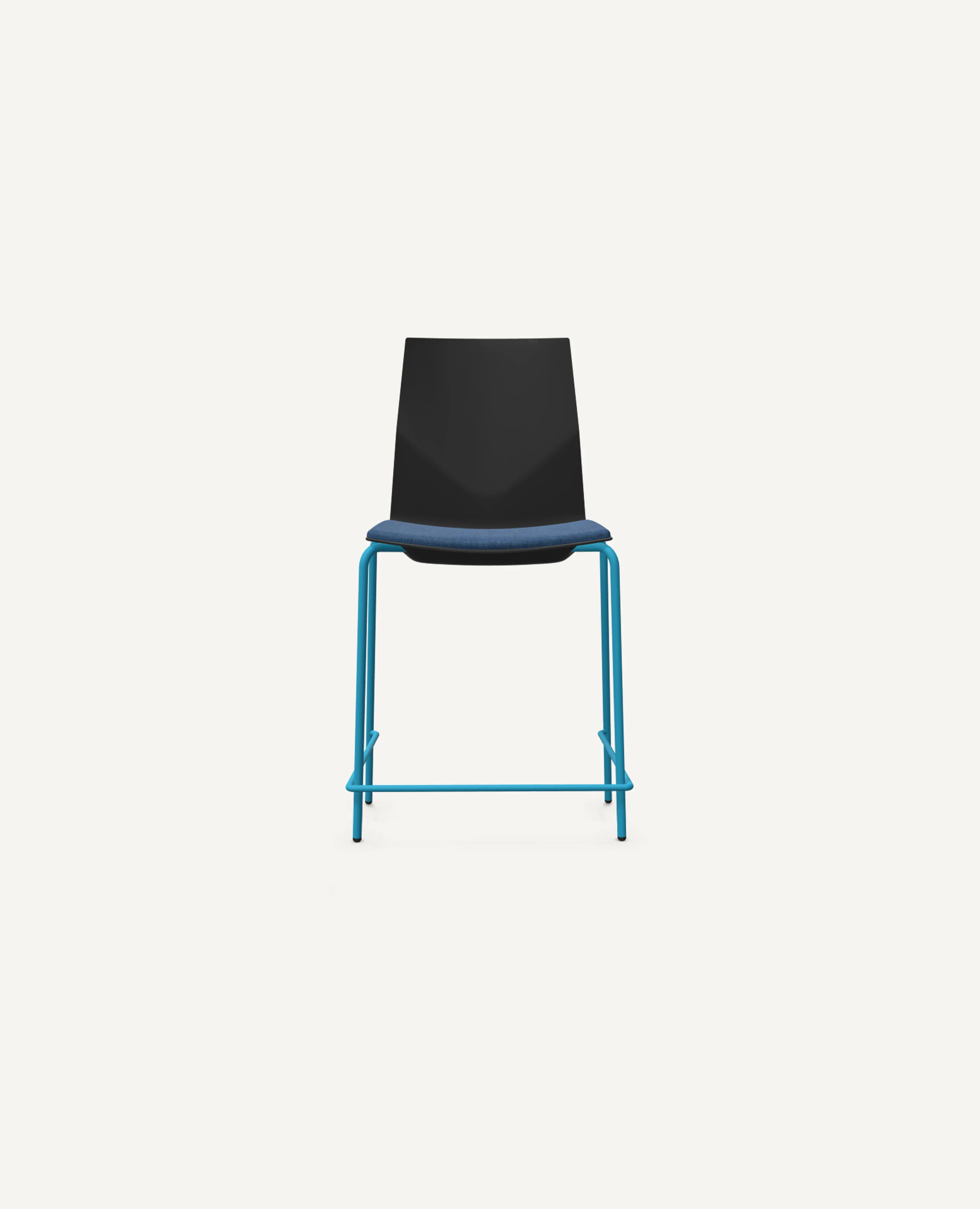 FourCast®2 Chair, Counter Height, 22.5" Seat Height, 4 Leg Base - with Seat Pad