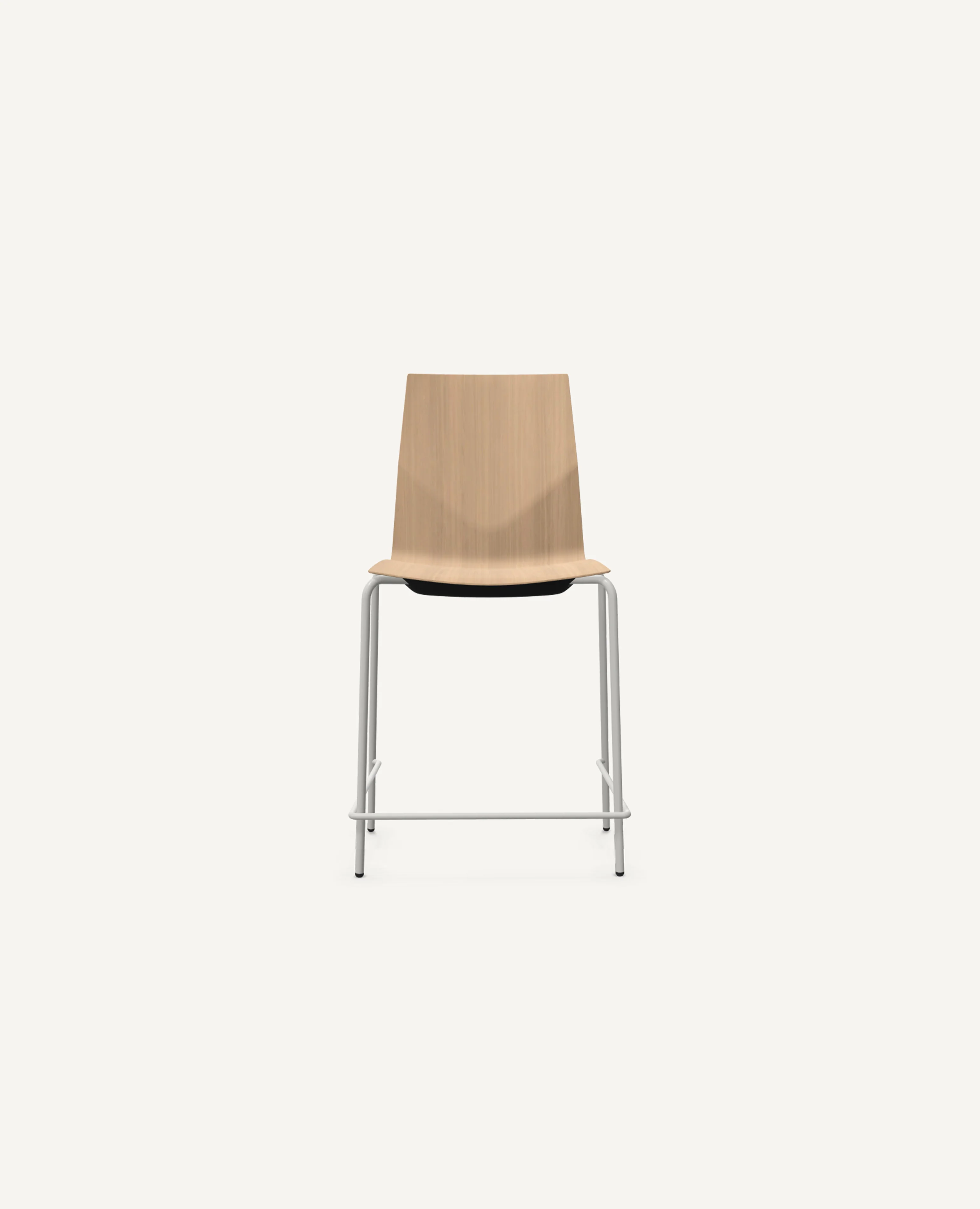FourCast®2 Chair, Counter Height, 22.5" Seat Height, Bentwood Shell - 4 Leg Base