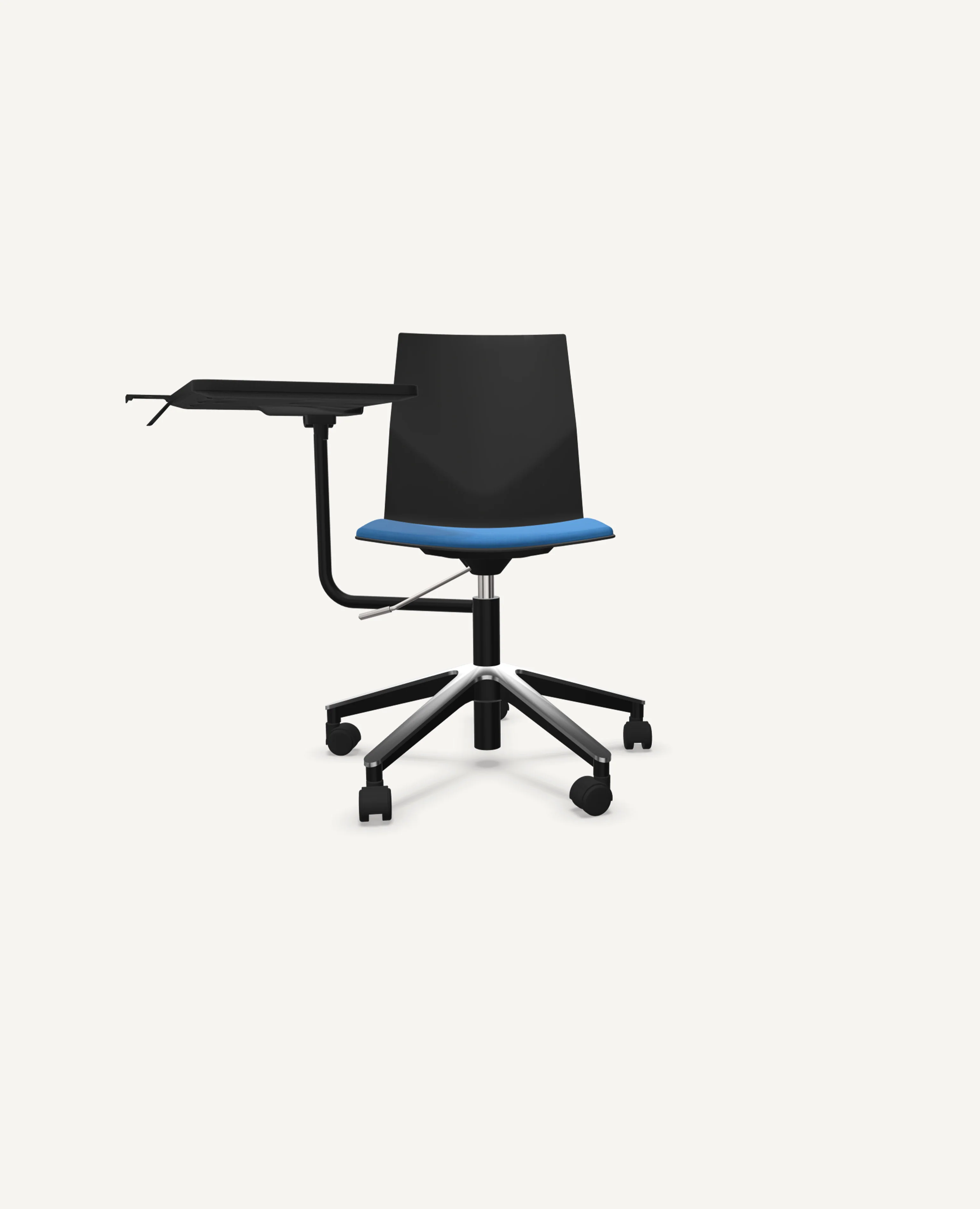 FourCast®2 Wheeler Chair, Swivel Base with InnoTab Tablet Arm - with Seat Pad