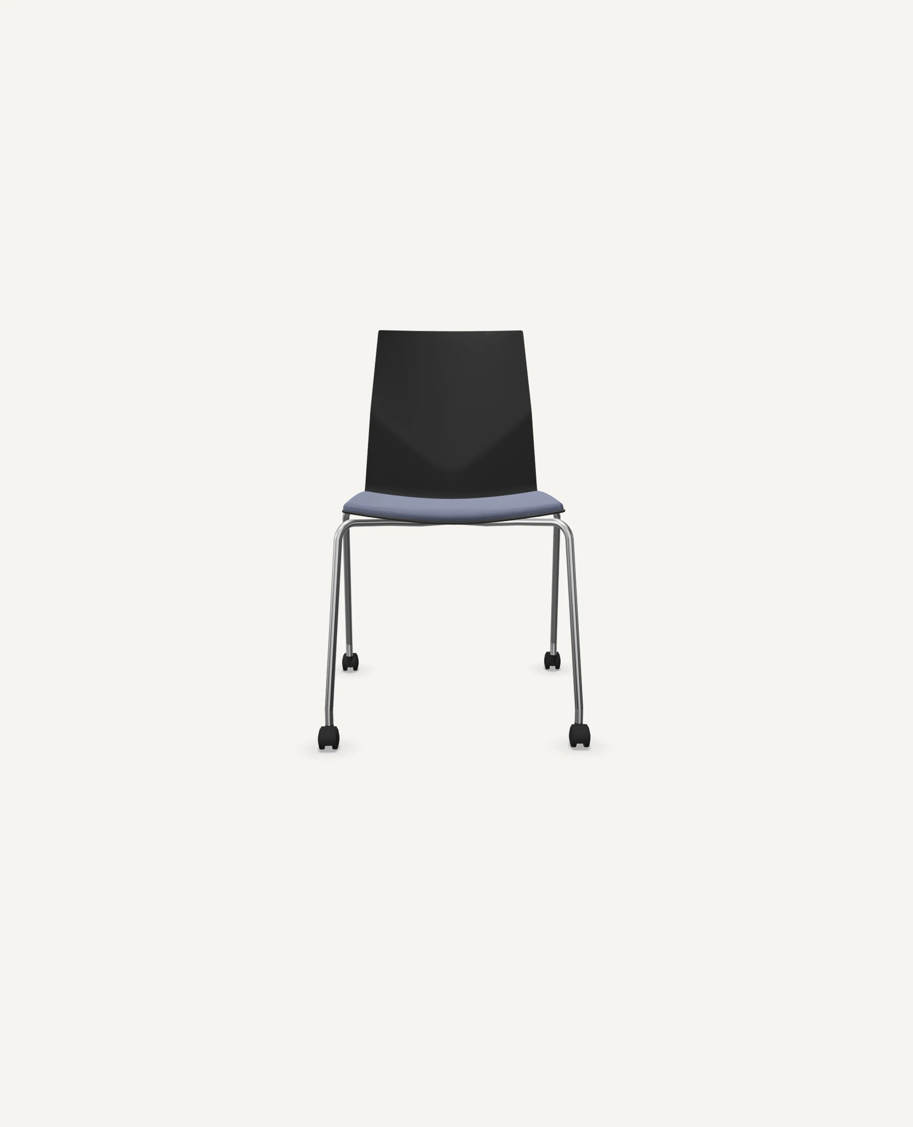 FourCast®2 Chair, 4 Leg Base with Casters - with Seat Pad