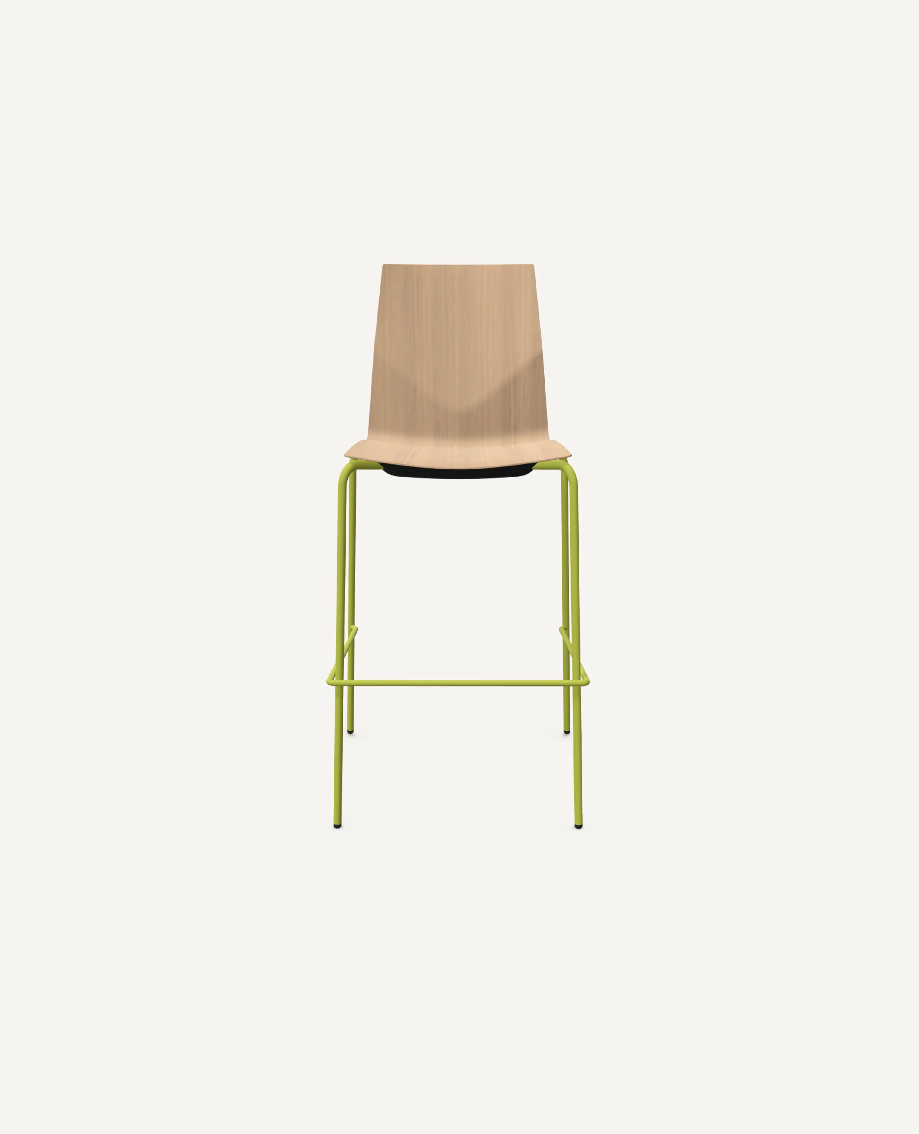 FourCast®2 Chair, Bar Height, Bentwood Shell - 4 Leg Base