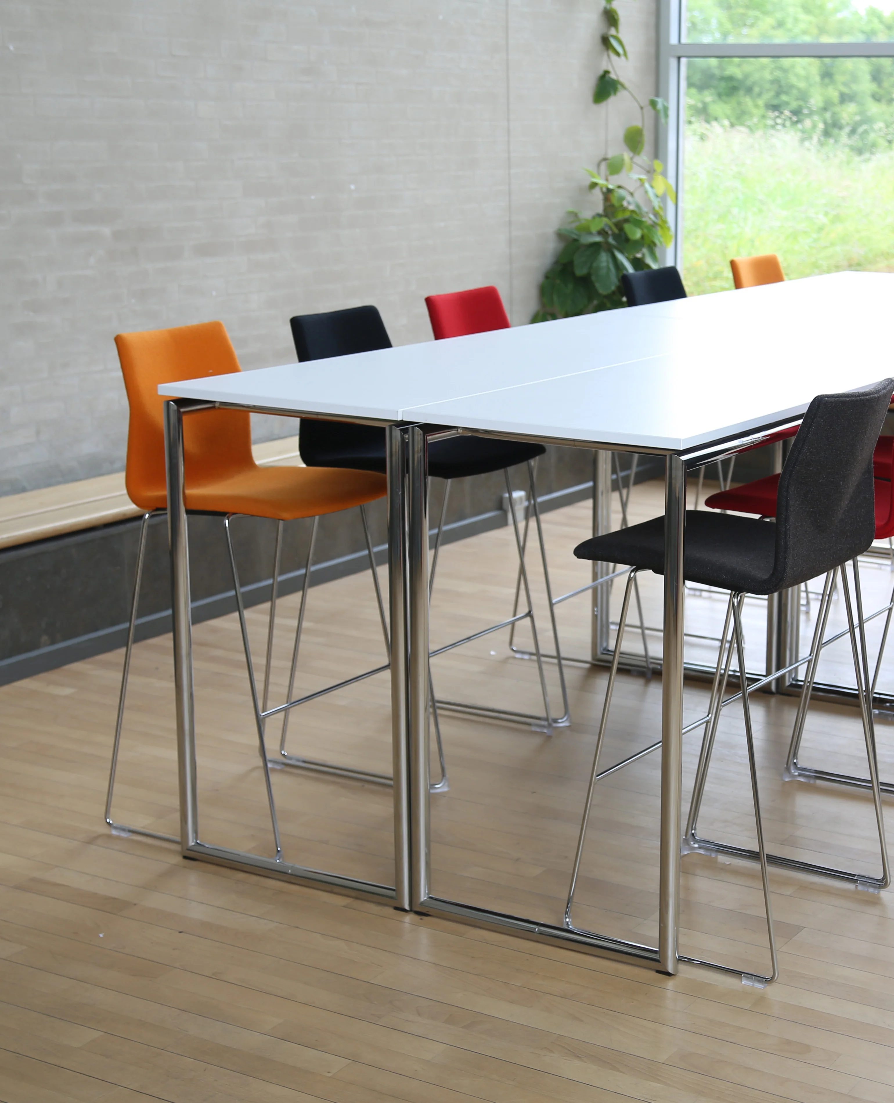 FourCast®2 Chair, Bar Height, Sled Base - Upholstered - Image 2