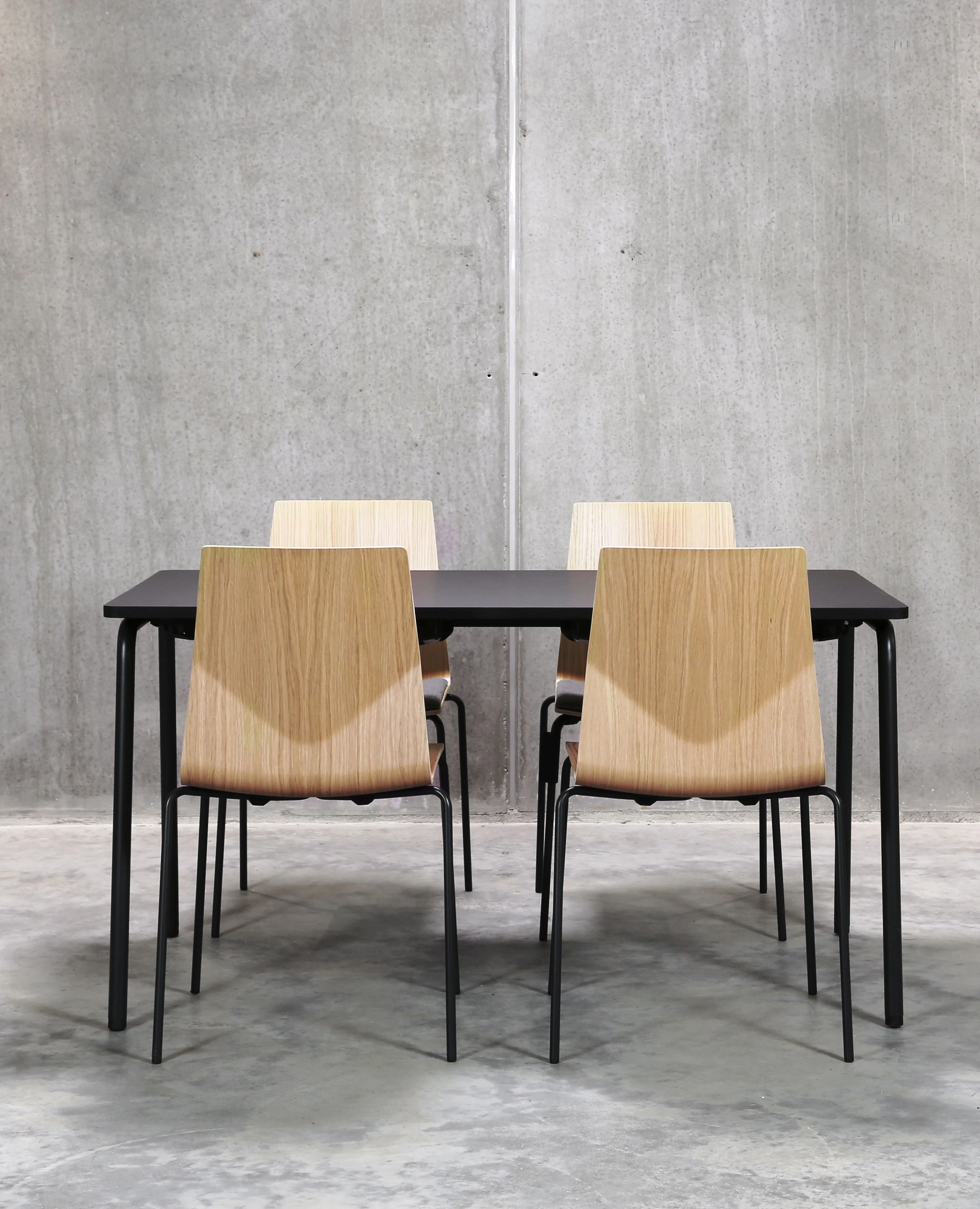FourCast®2 Chair, Bentwood Shell, 4 Leg Base - with Seat Pad - Image 2