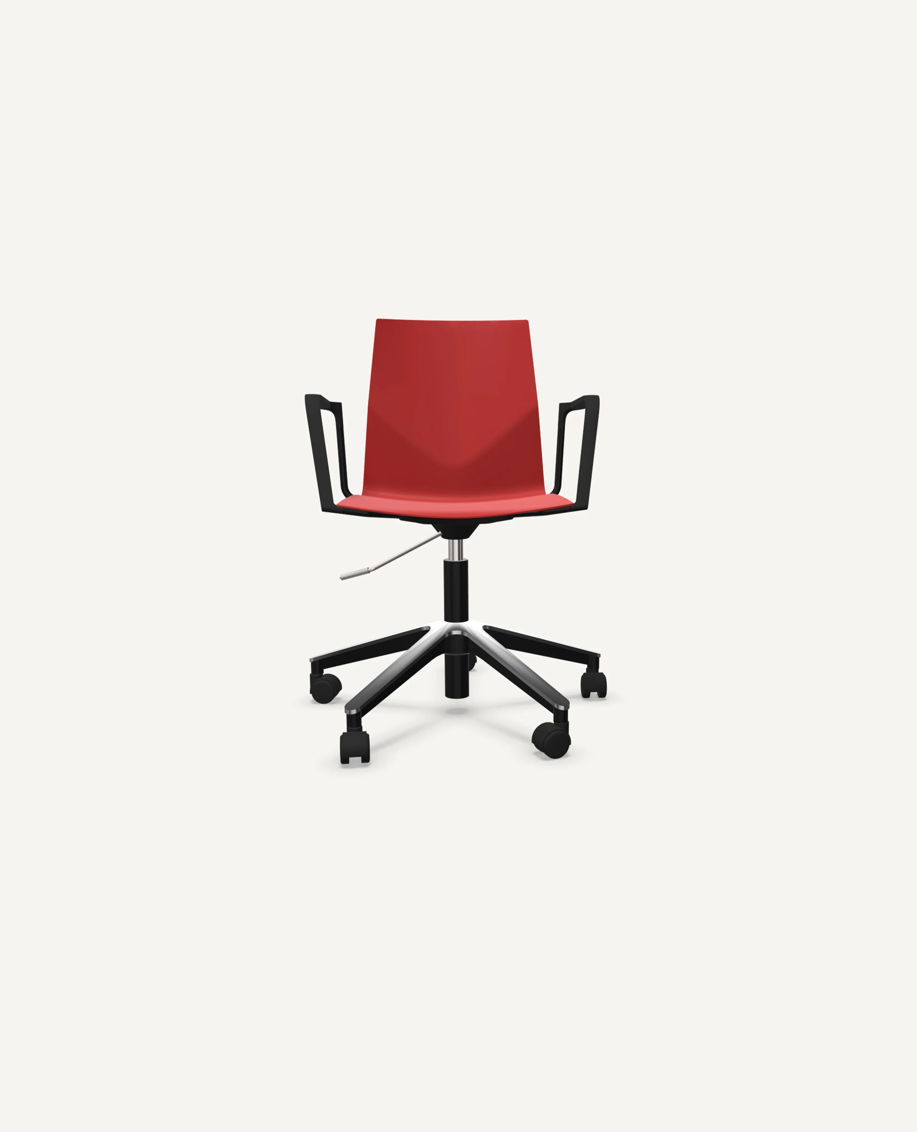 FourCast®2 Wheeler Chair, Swivel Base - with Arms