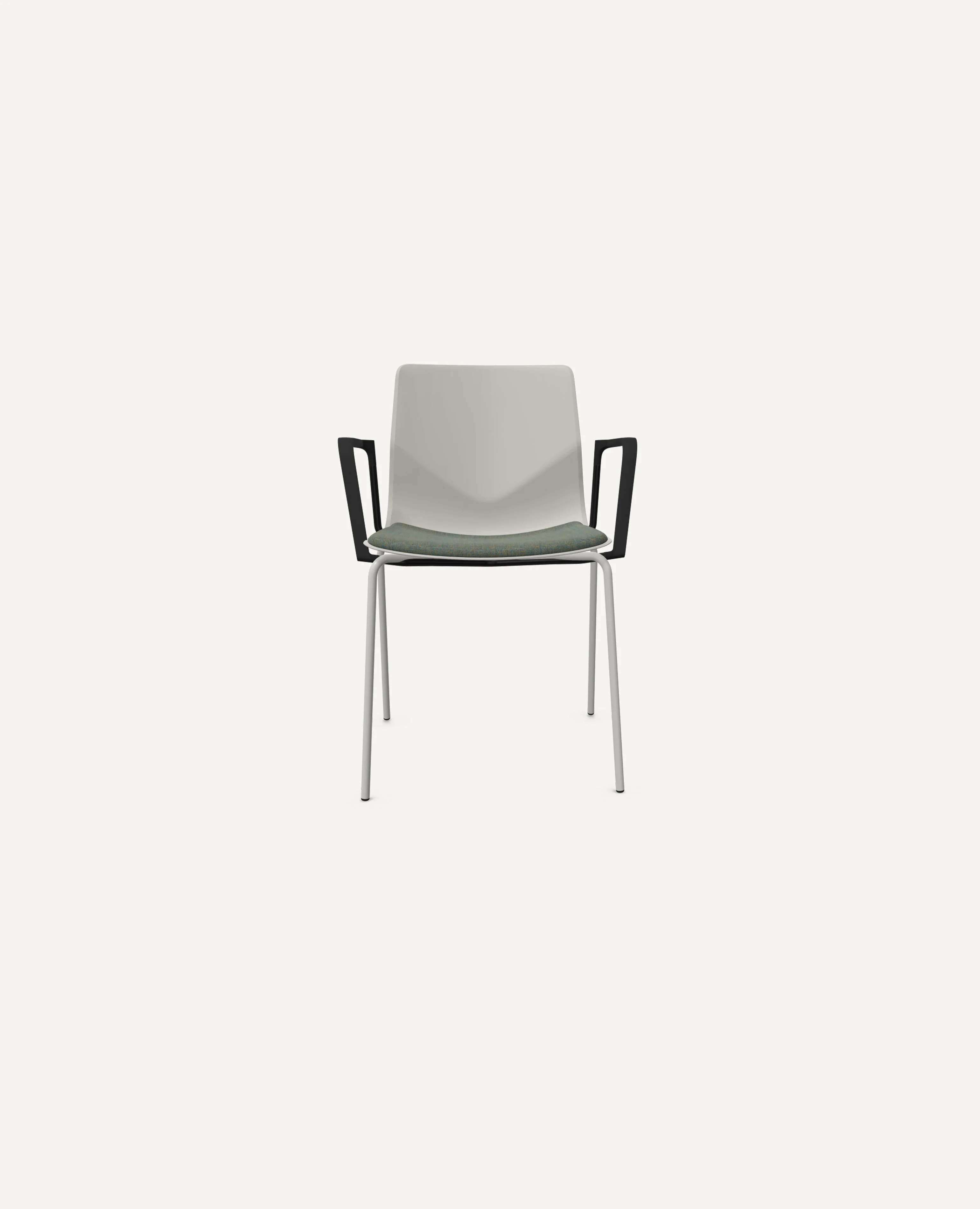 FourSure® Chair, 4 Leg Base with Seat Pad - with Arms