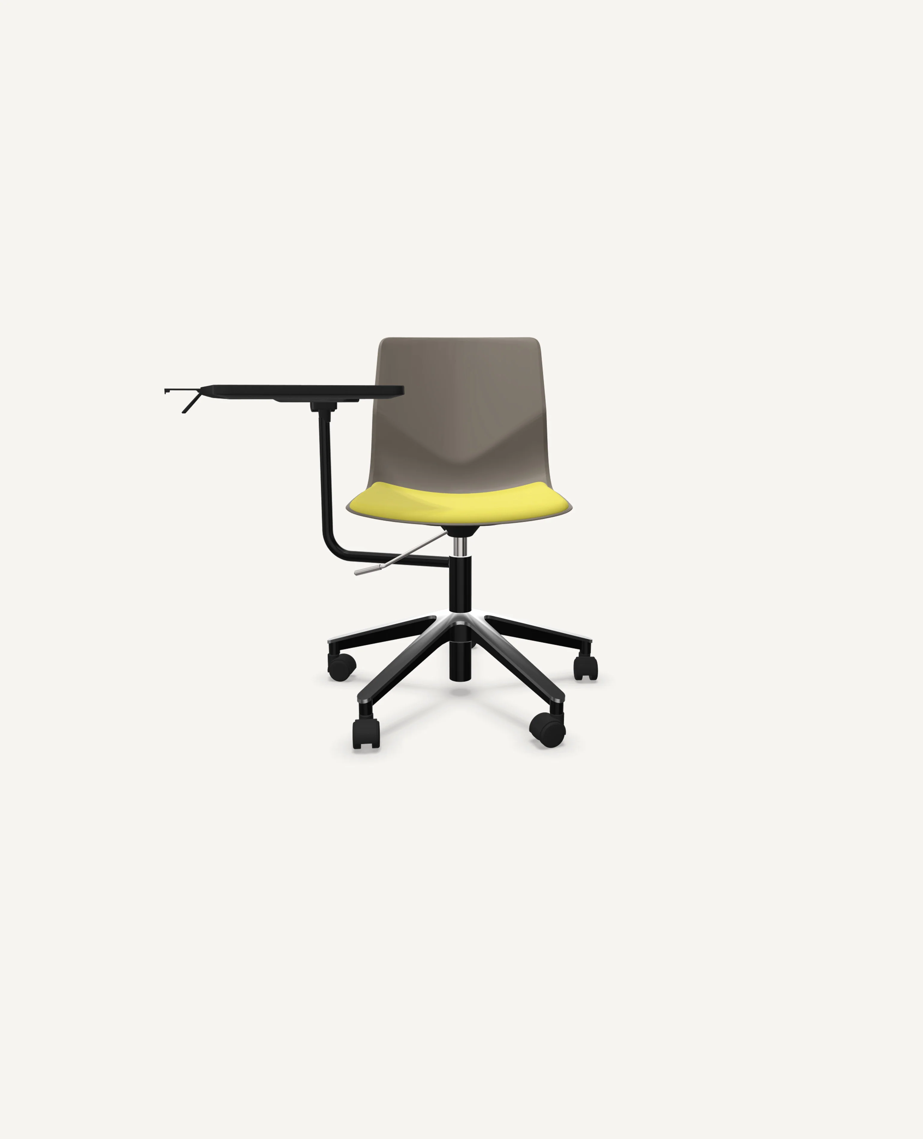 FourSure® Wheeler Chair, Swivel Base with Seat Pad - with InnoTab Tablet Arm