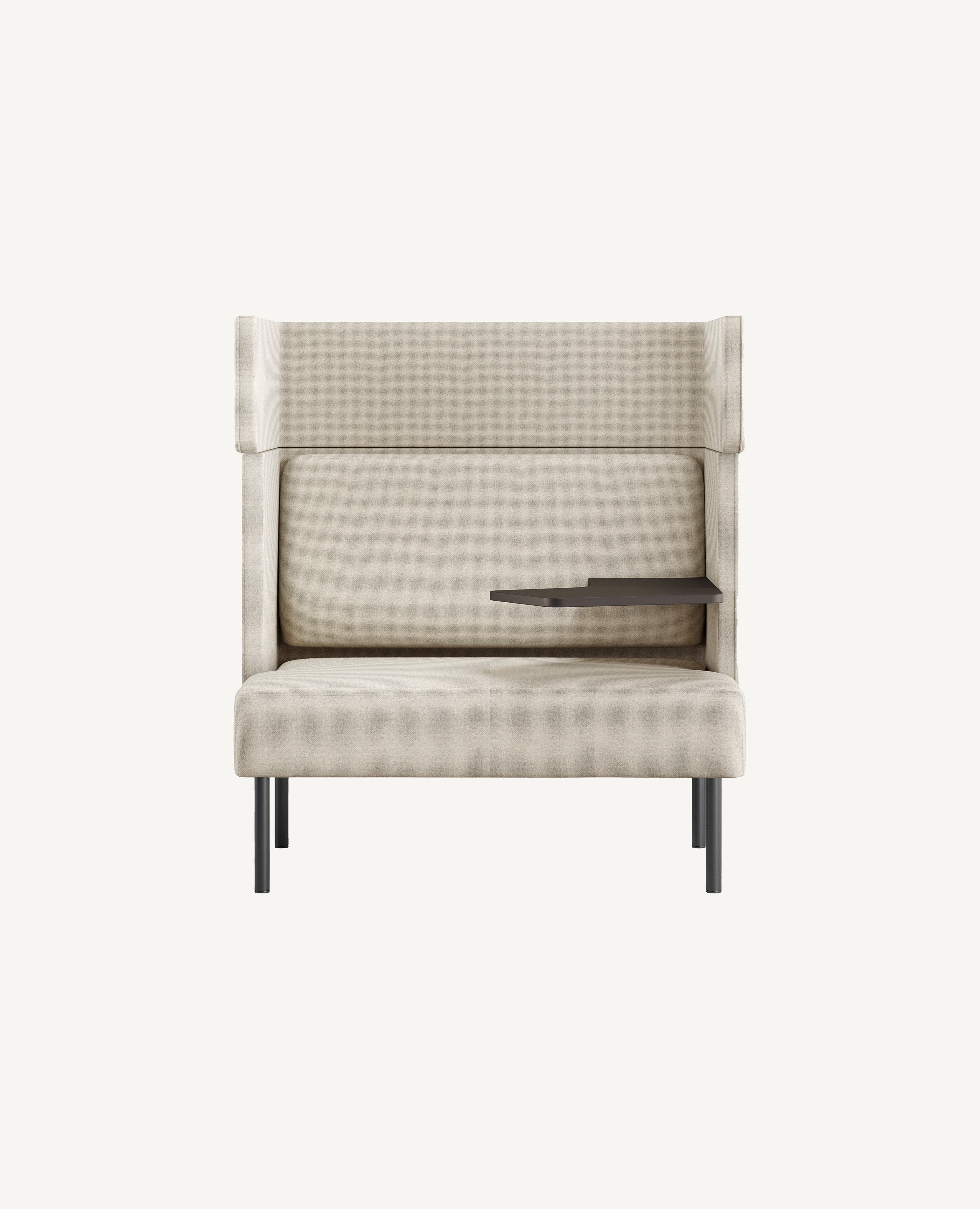 FourUs® Solo Sofa, 4 Leg Base - Right Side Facing Table