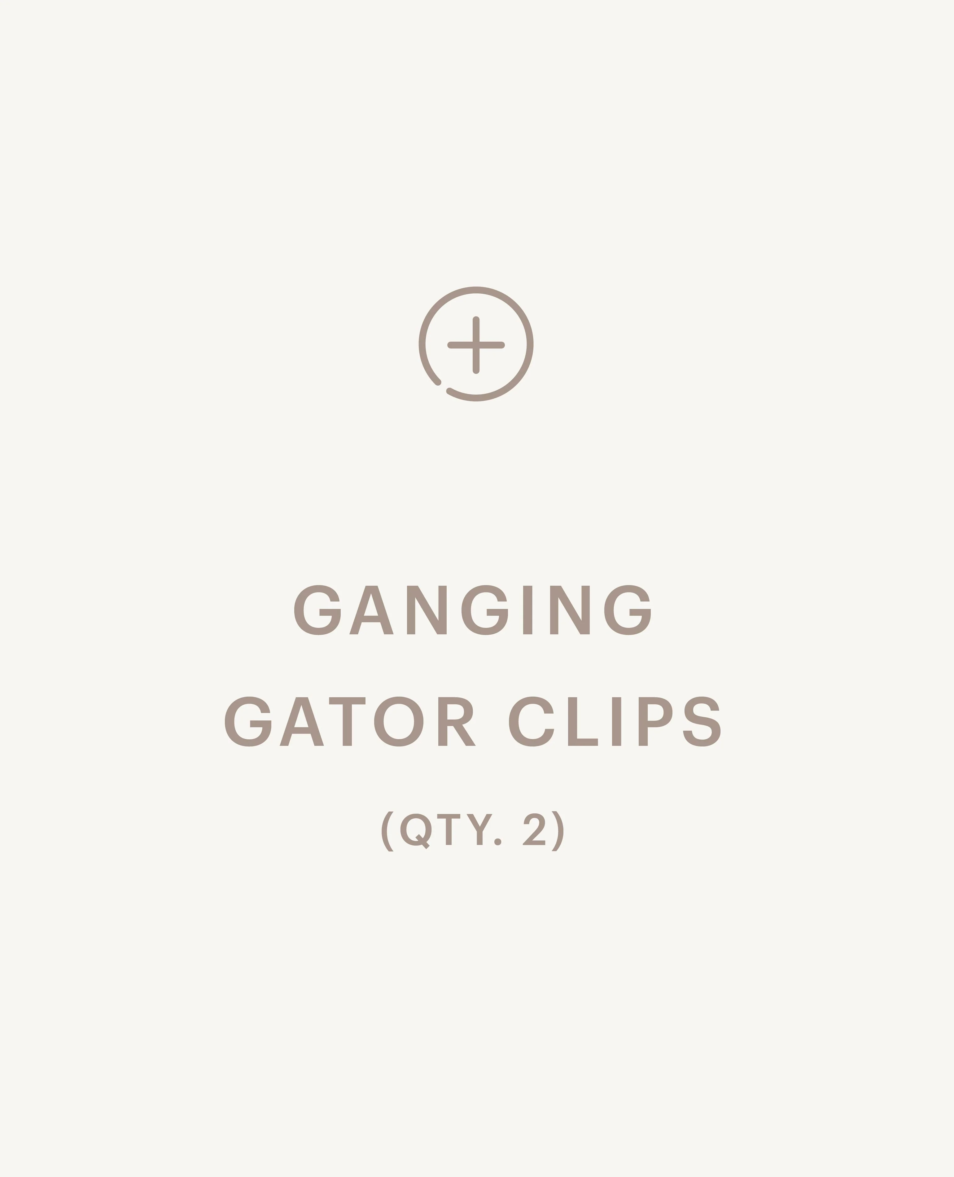 Ganging Set - 2 Gator Clips