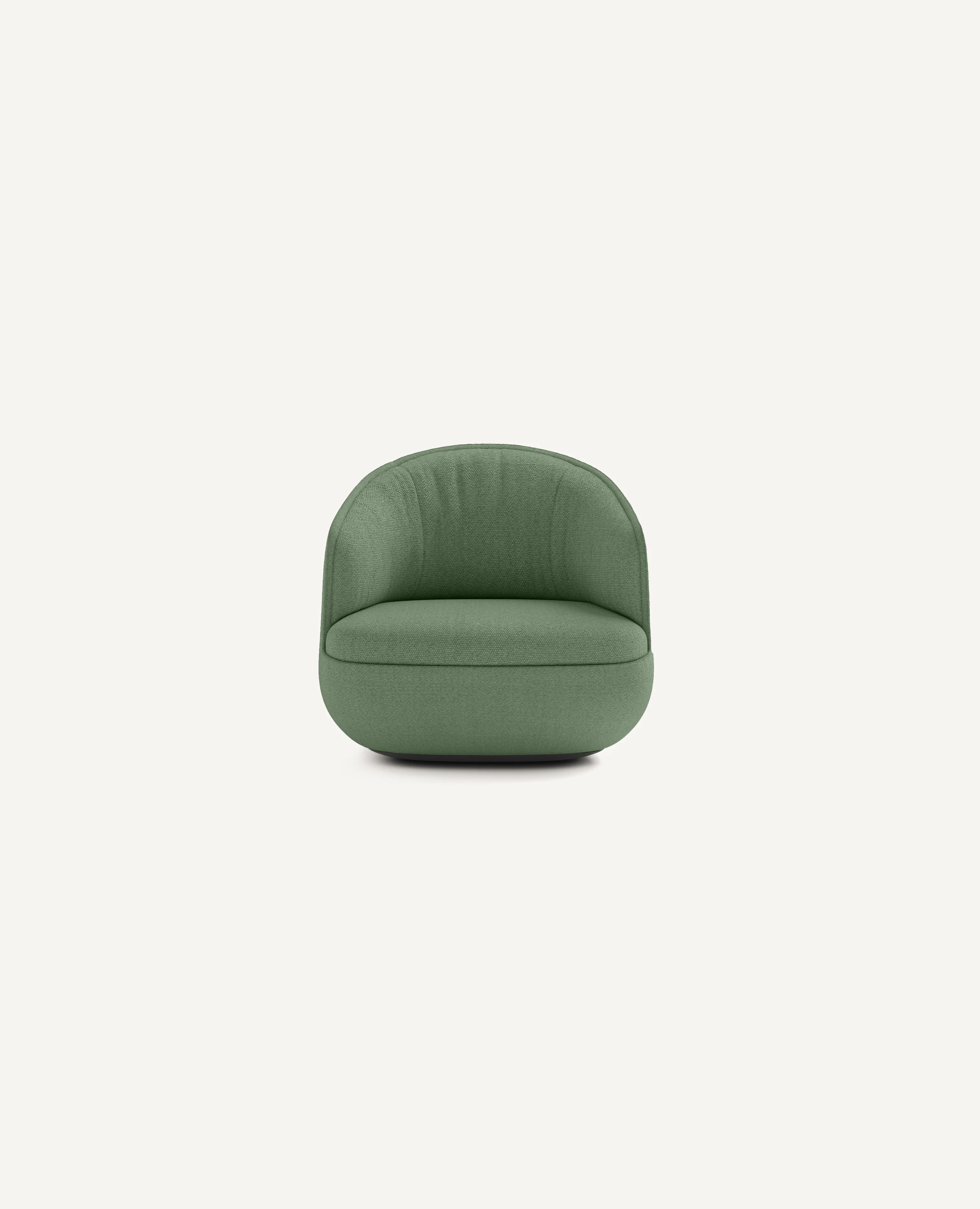 Gimbal Lounge Chair, Lowback - Swivel Base with Auto-Return