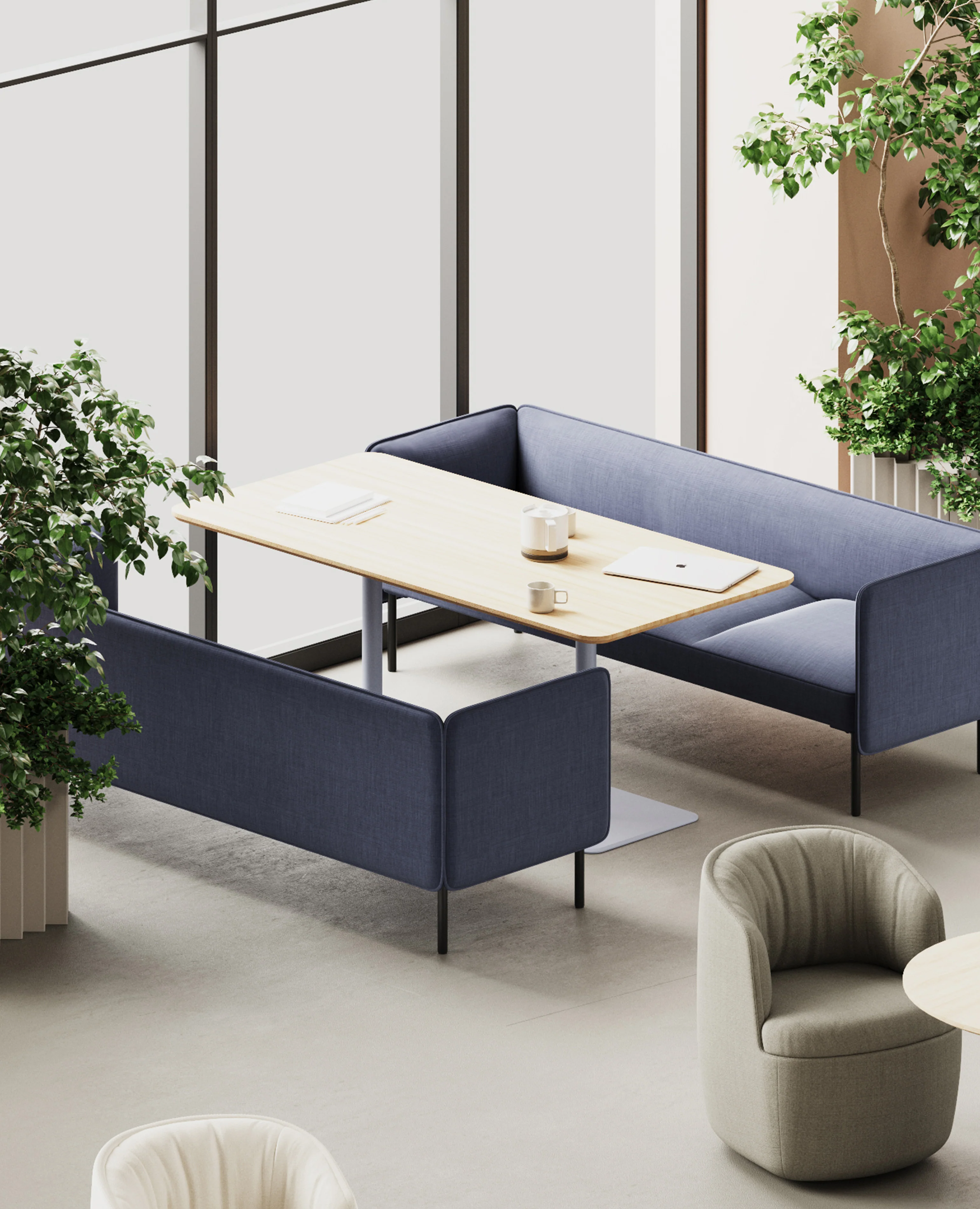 Kona Table, Standard Height, Rectangle - 72" Width - Image 2