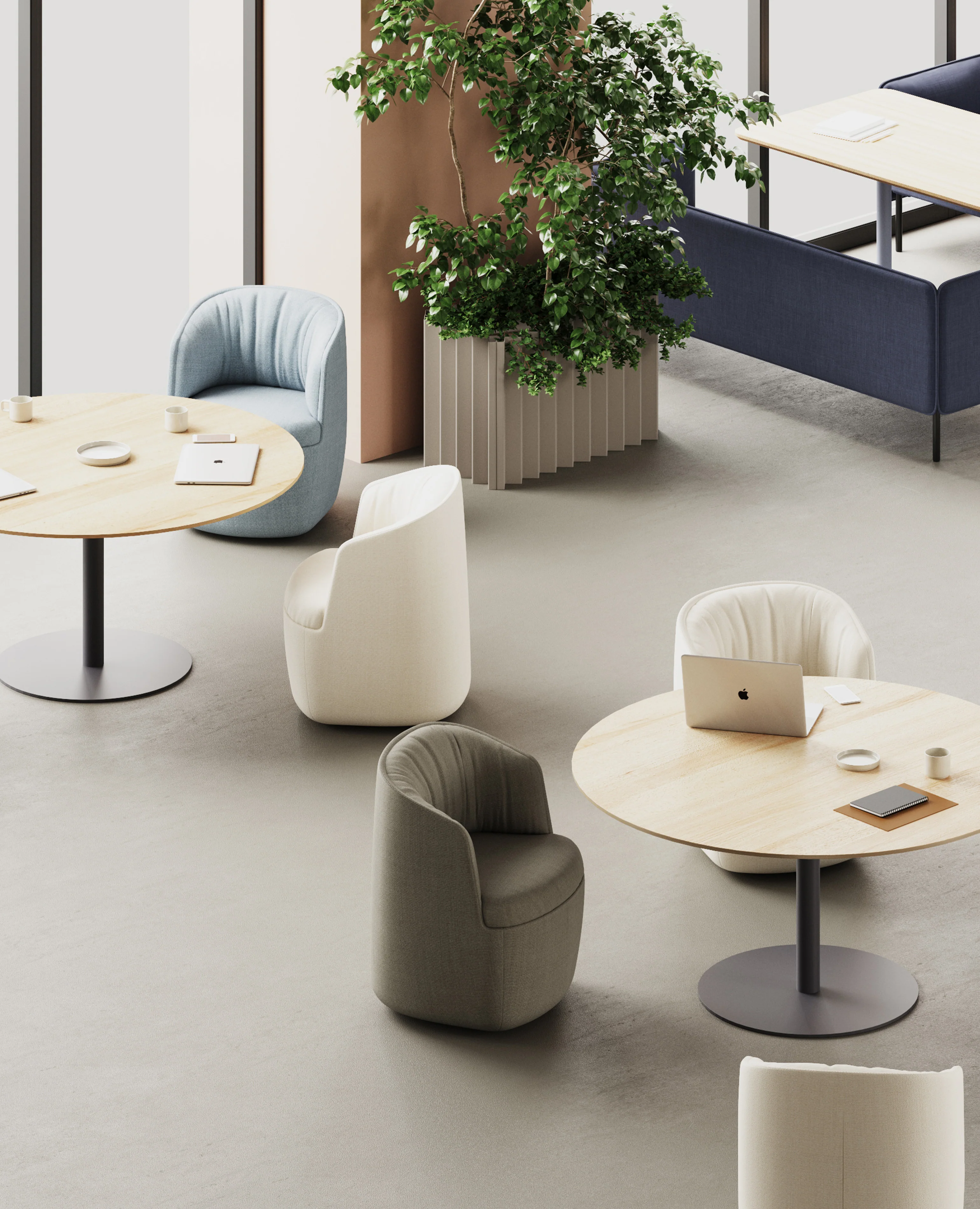 Kona Table, Standard Height, Round - 42" Diameter - Image 2