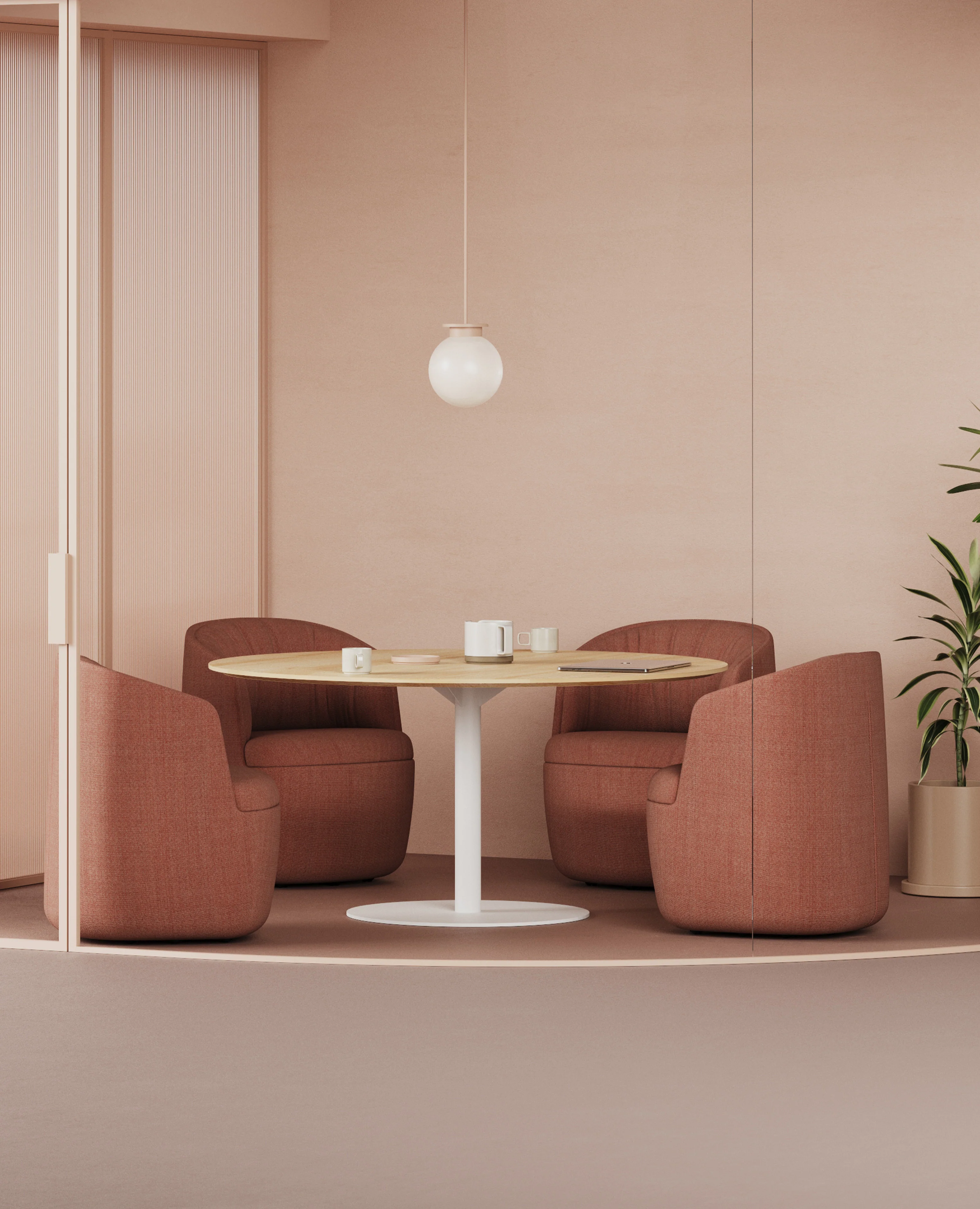 Kona Table, Standard Height, Round - 54" Diameter - Image 2
