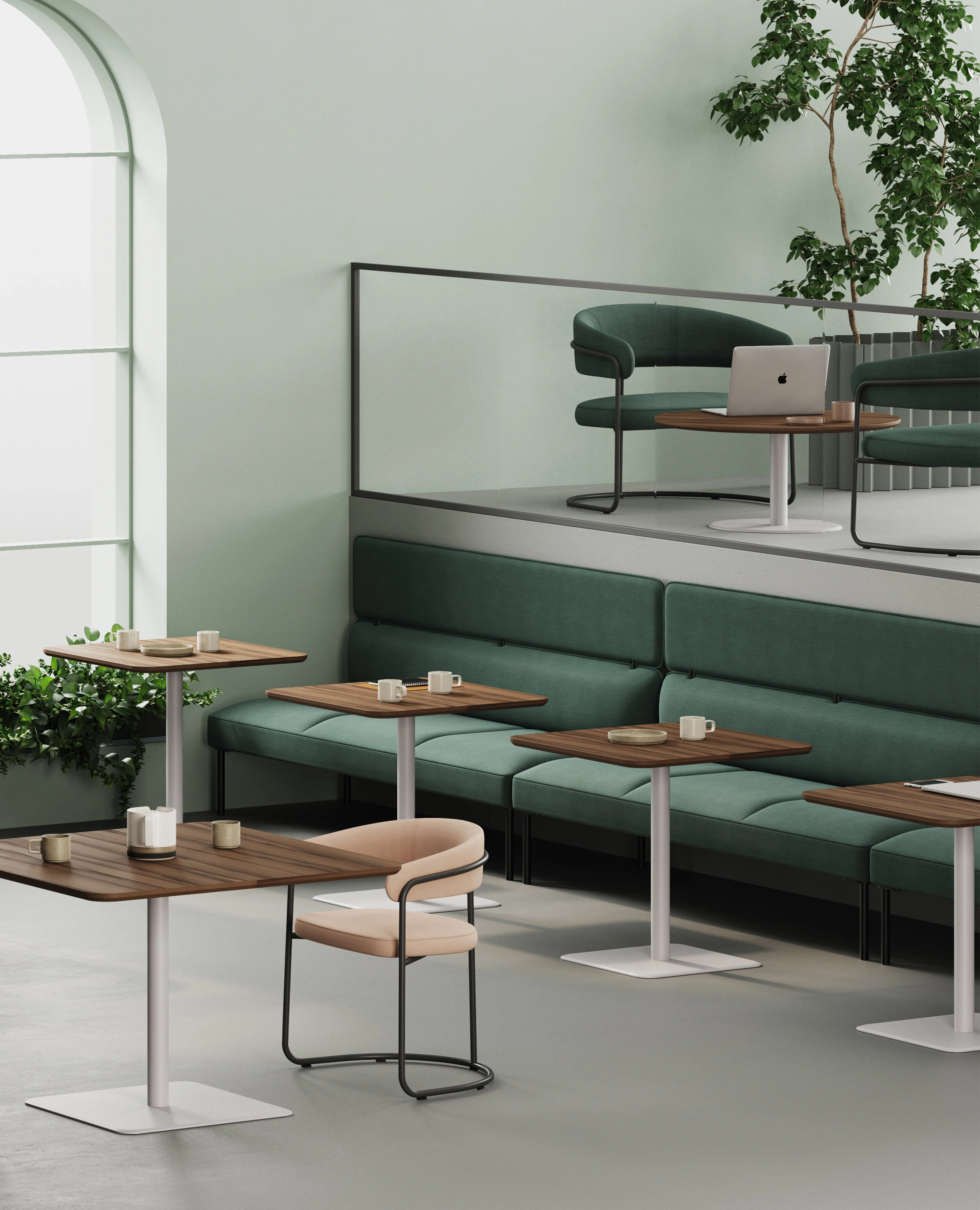 Kona Table, Standard Height, Square - 30" x 30" - Image 2