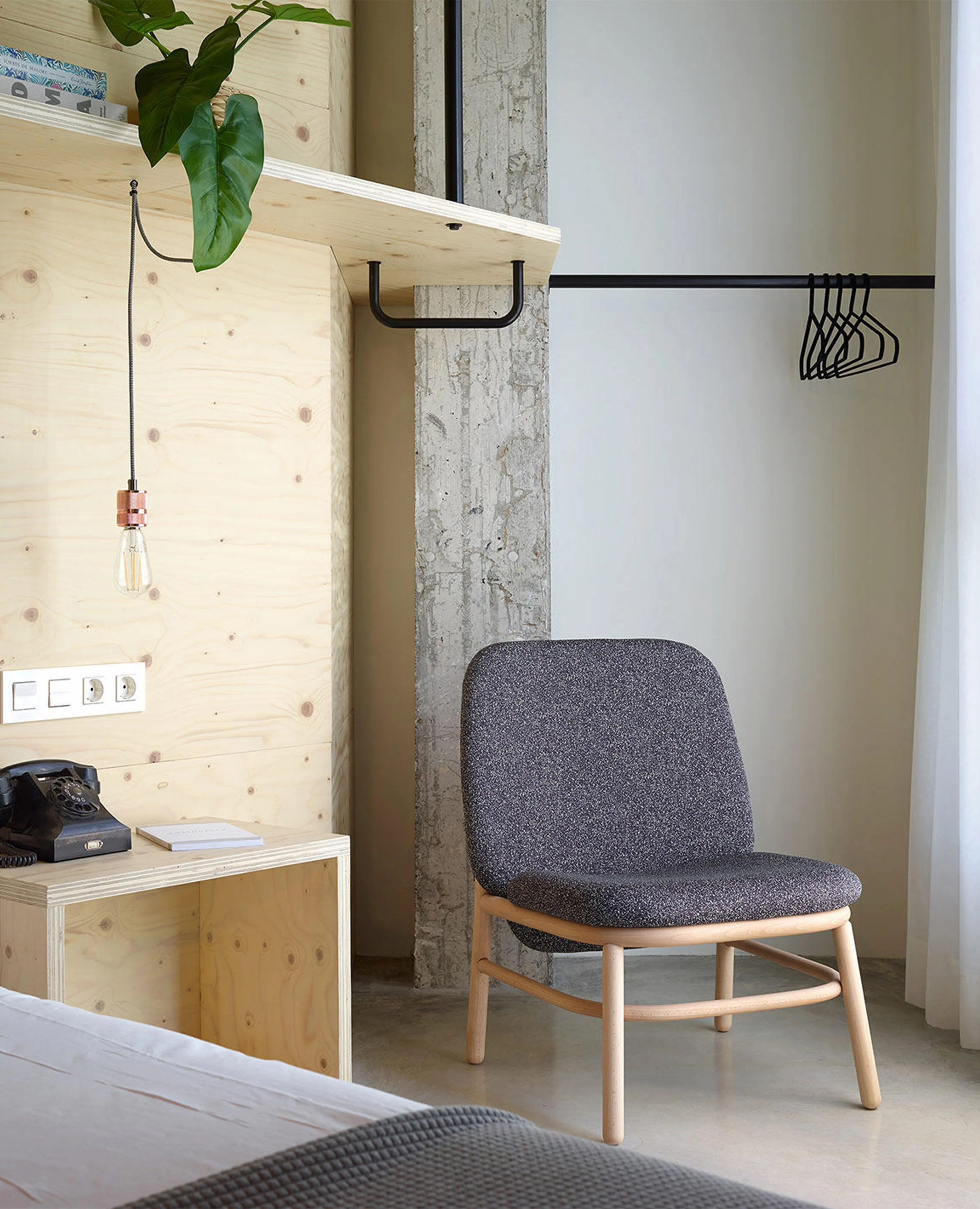 Lana Lounge Chair, Wood - Highback - Image 2