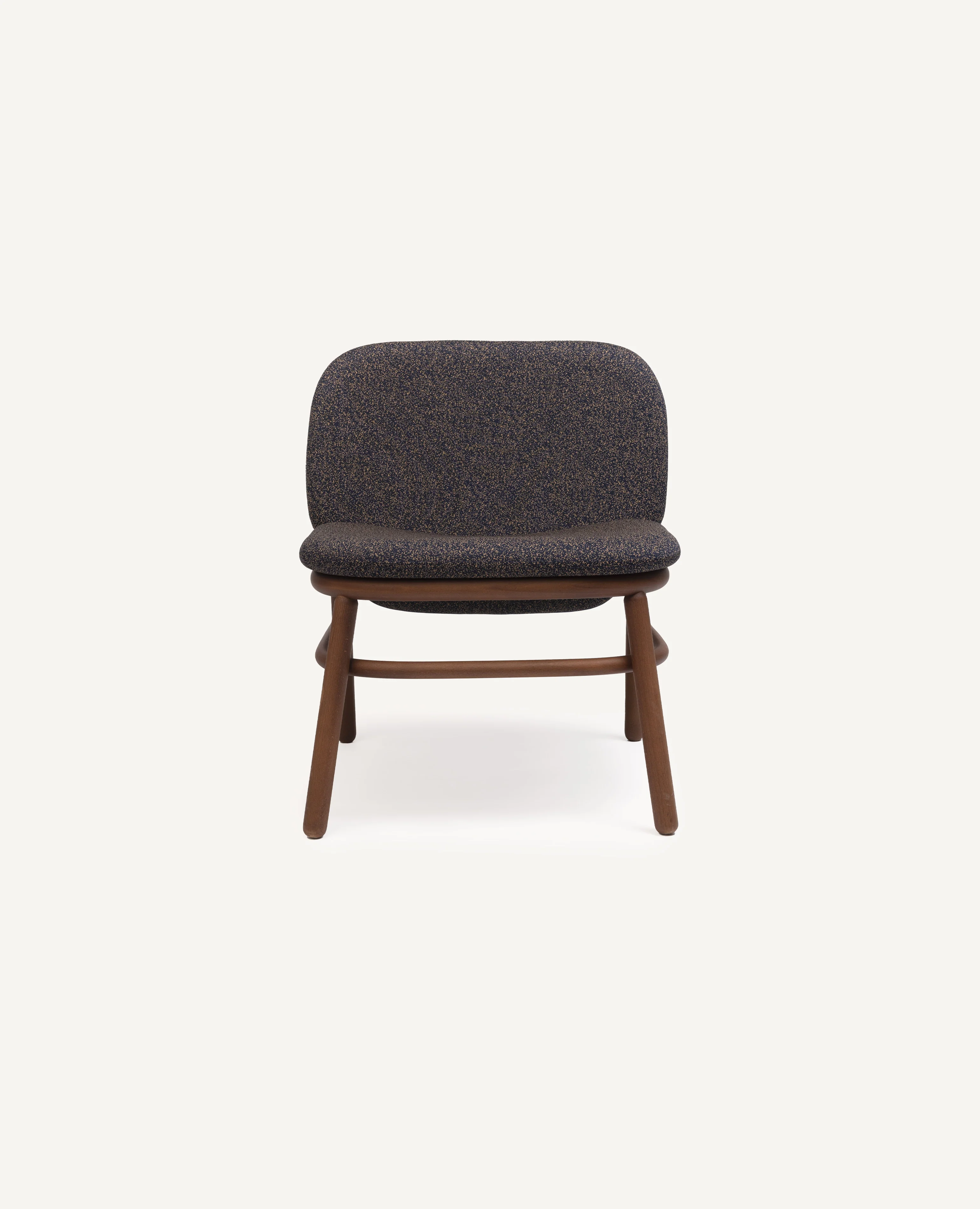Lana Lounge Chair, Wood - Lowback