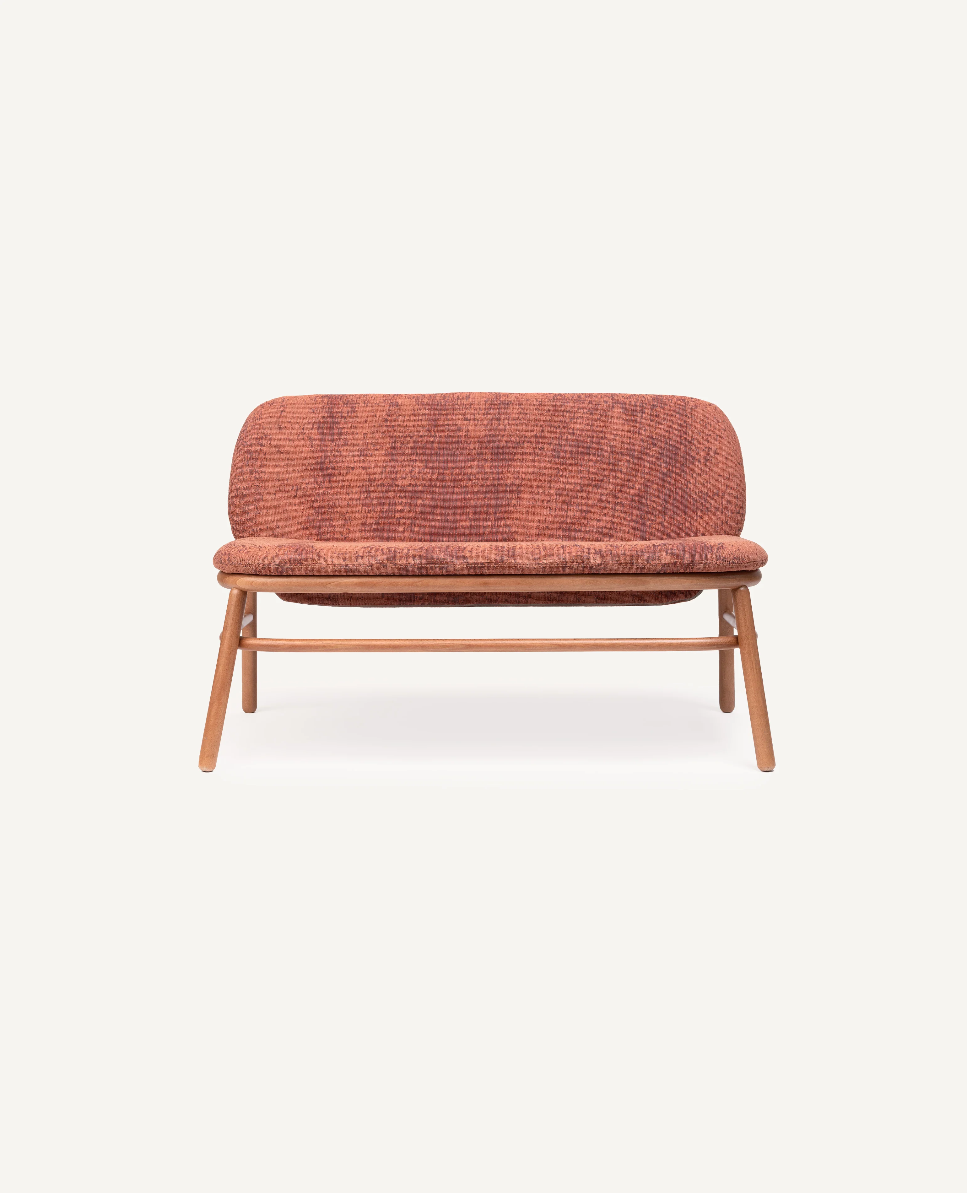 Lana Sofa, Two-Seat, Wood - Lowback