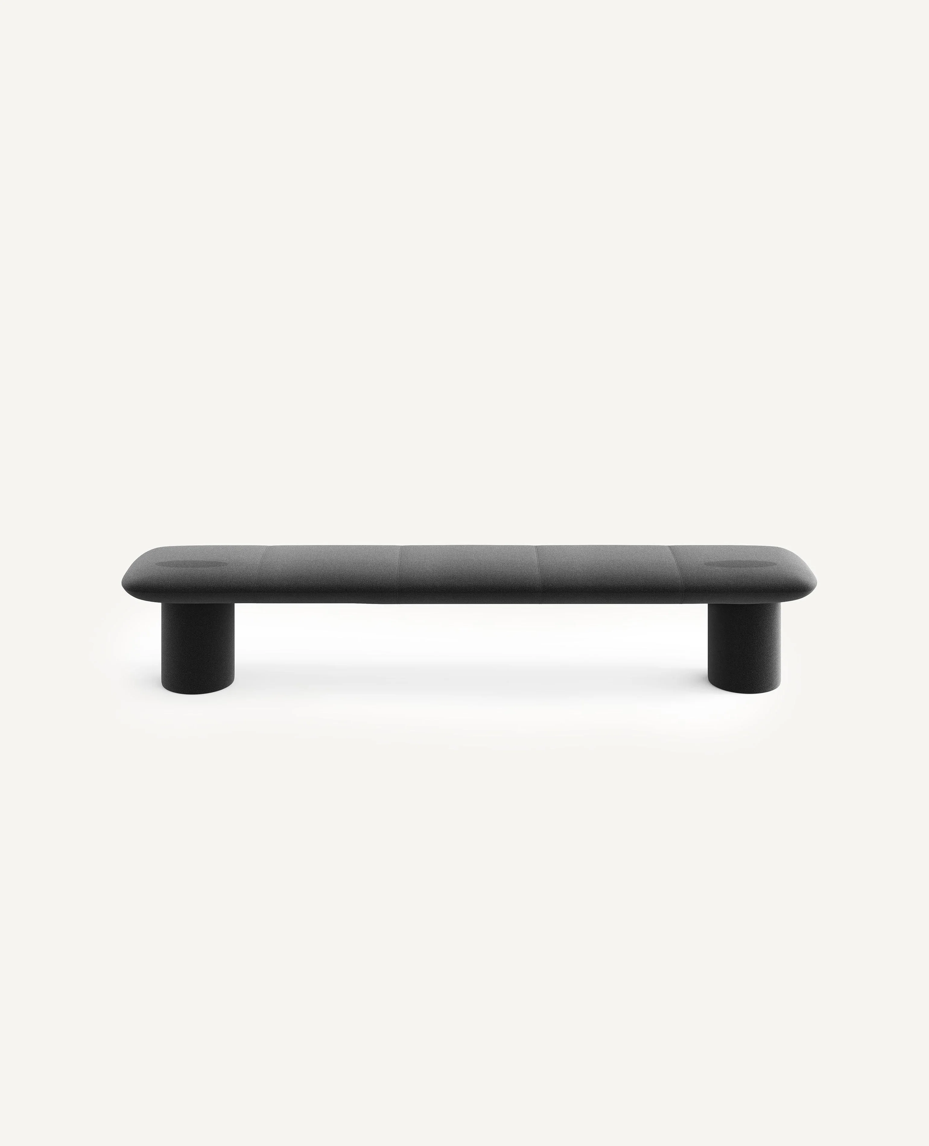 Levels Bench, Mid Height, 118" Width - Double Connection