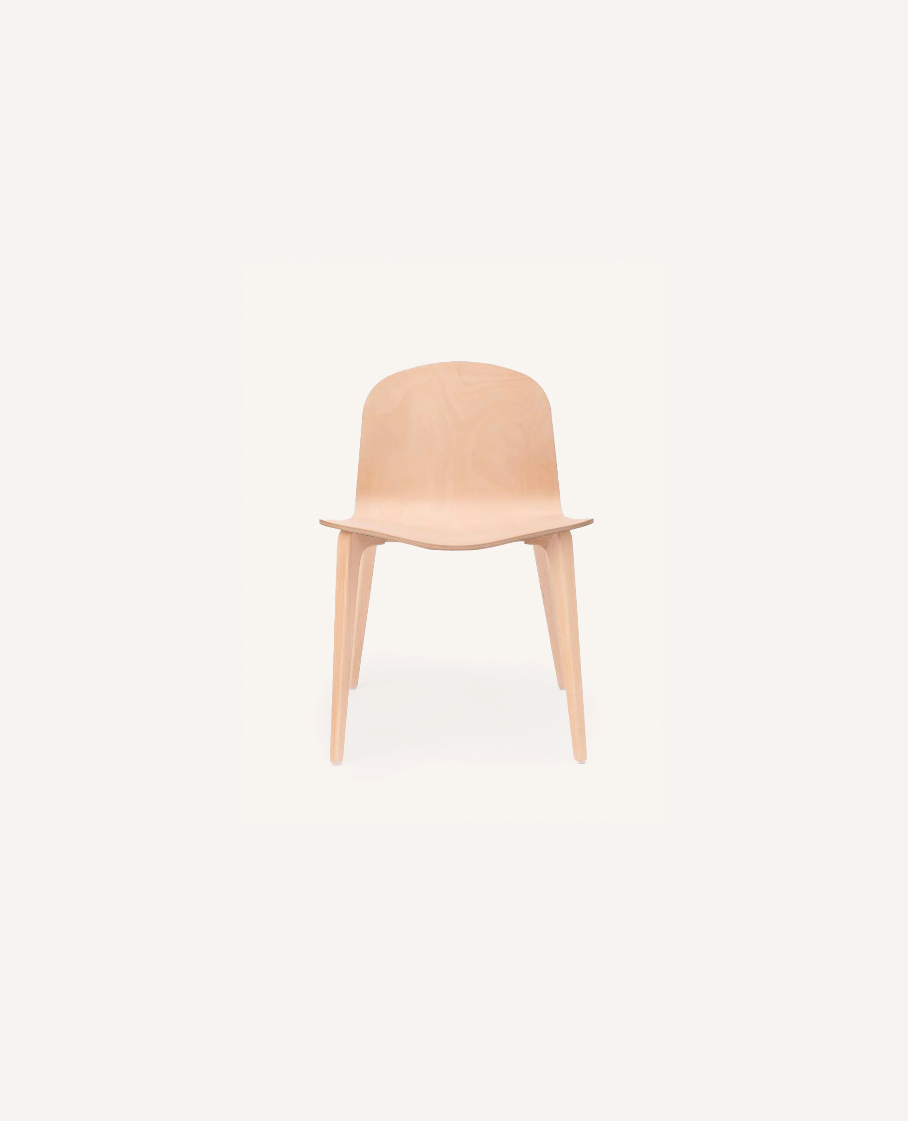 Nadia Chair, Wide Width, Wood Frame - Bentwood Seat