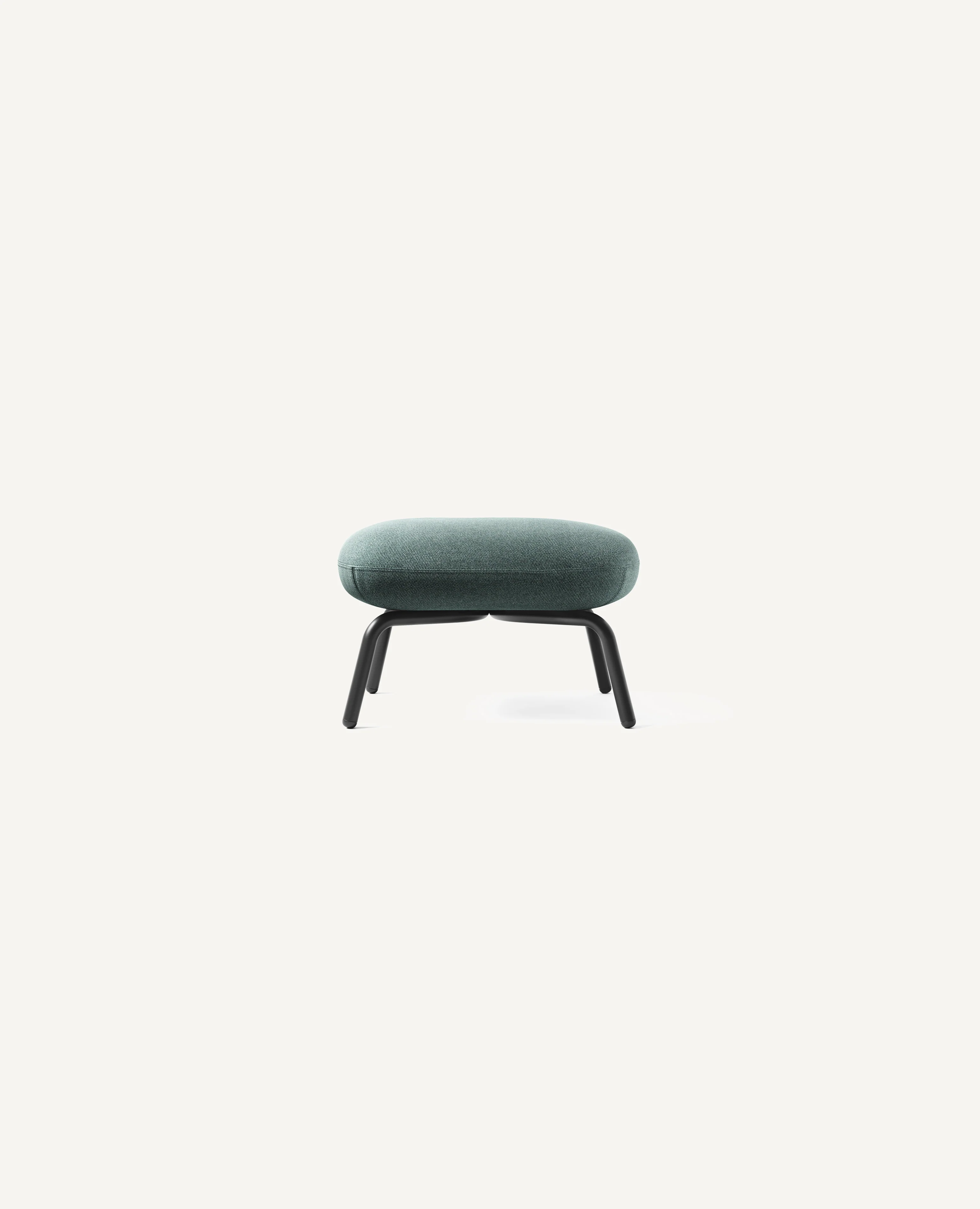 Nest Easy Ottoman - Metal Base