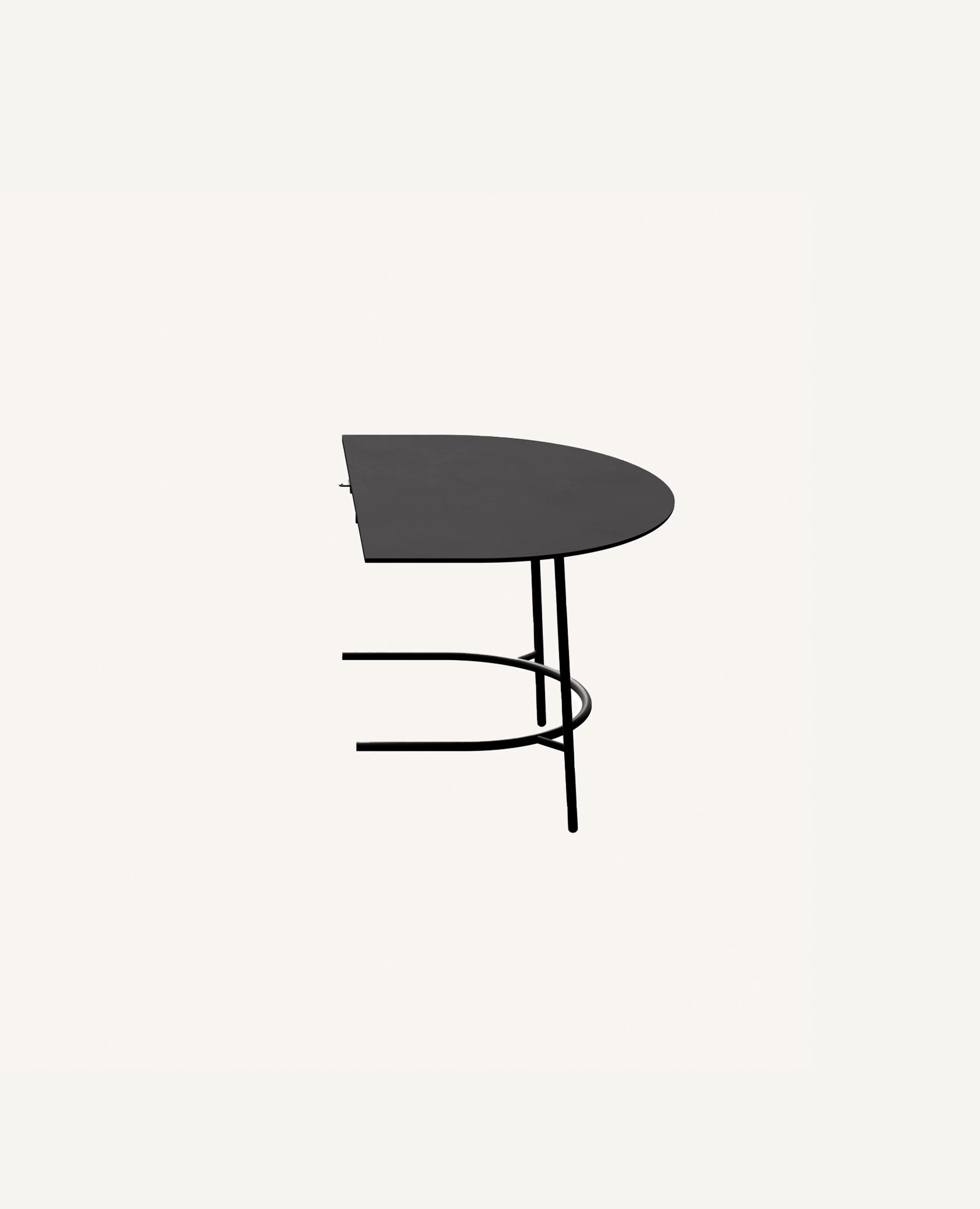Nest System Table, 55" Depth, Bar Height - End