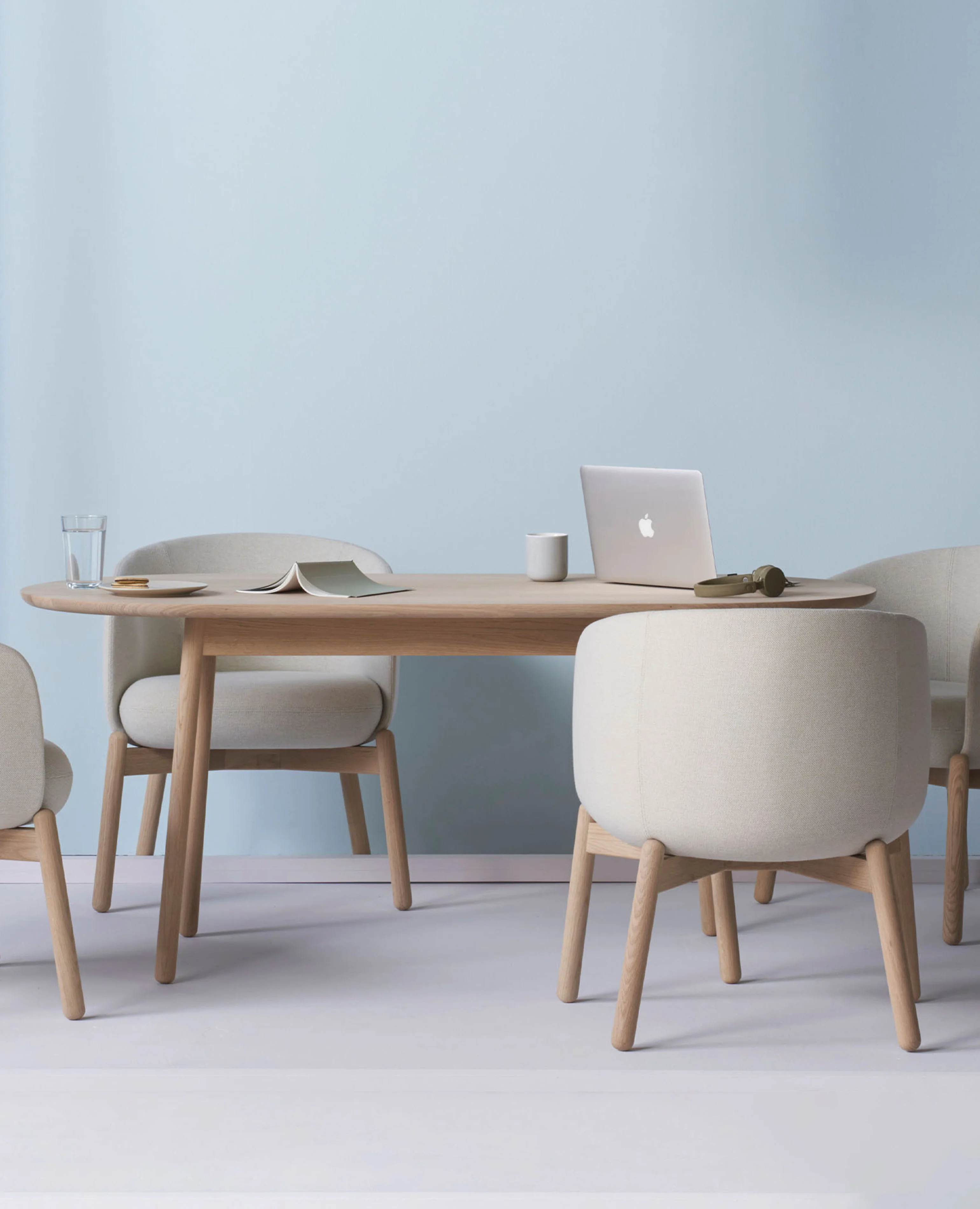 Nest Table, Standard Height, Wood - 63" Width - Image 2