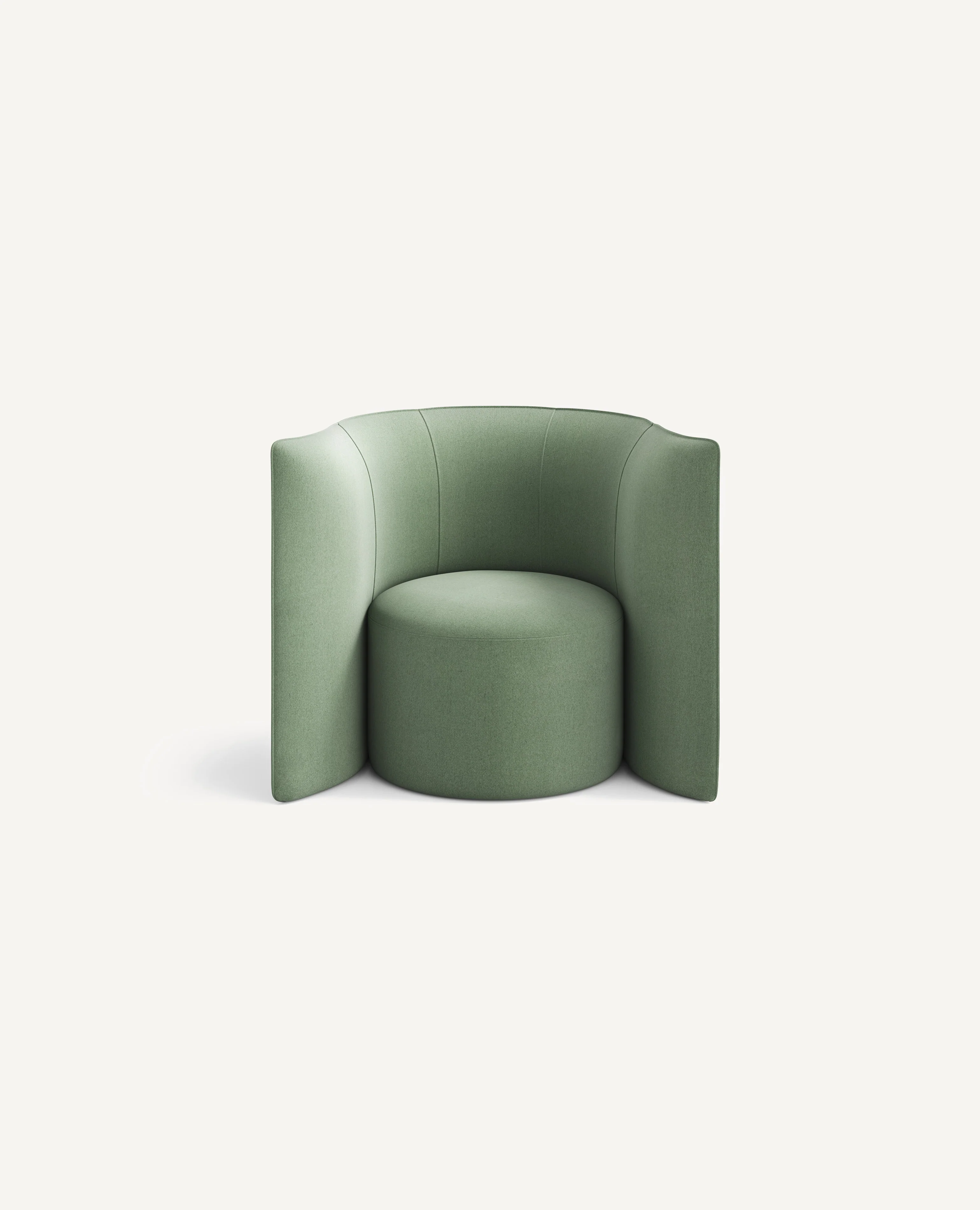 Proto Lounge Chair, Lowback - Outward Curve