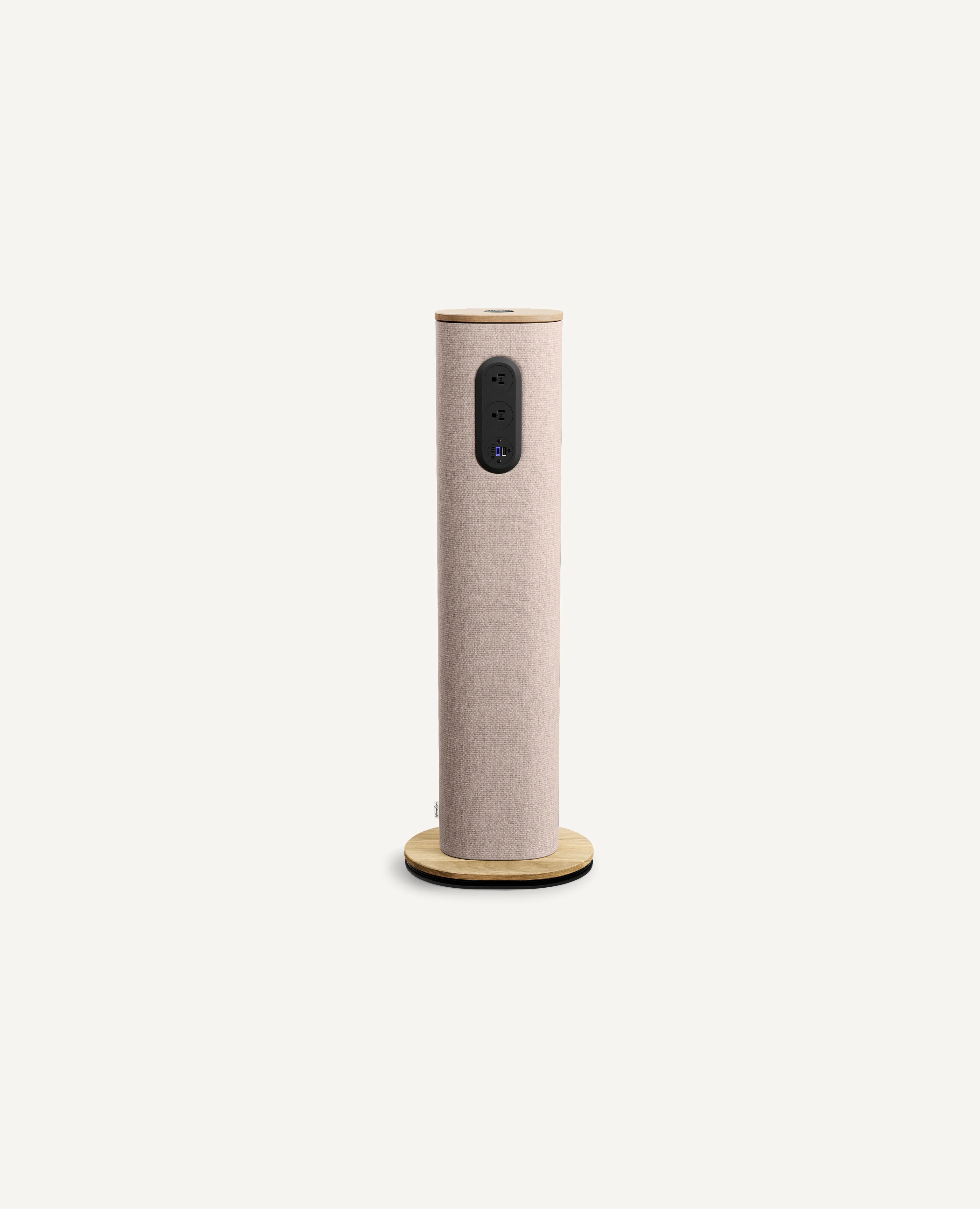 Silo Power, 36" Height, Single Side Access, Wireless Charging Top - Cord Wrap Base