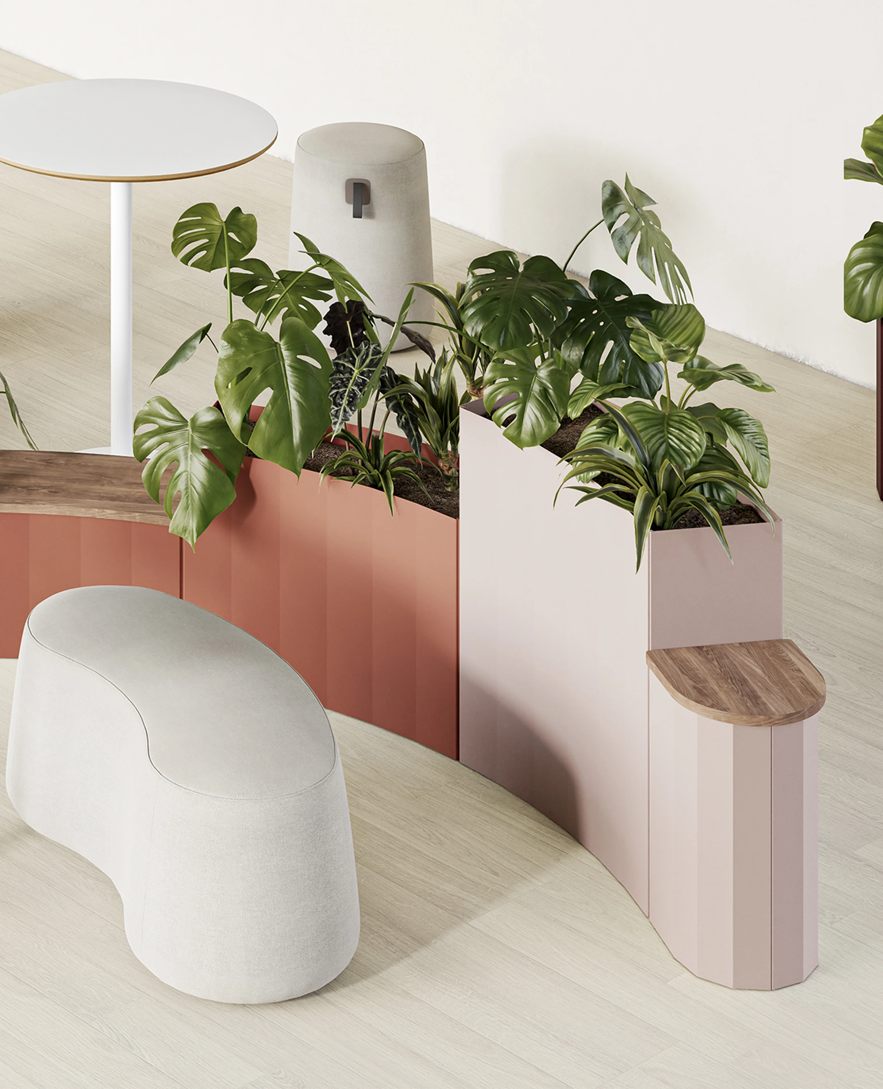 Stanza Planter, End - 24" Height - Image 2